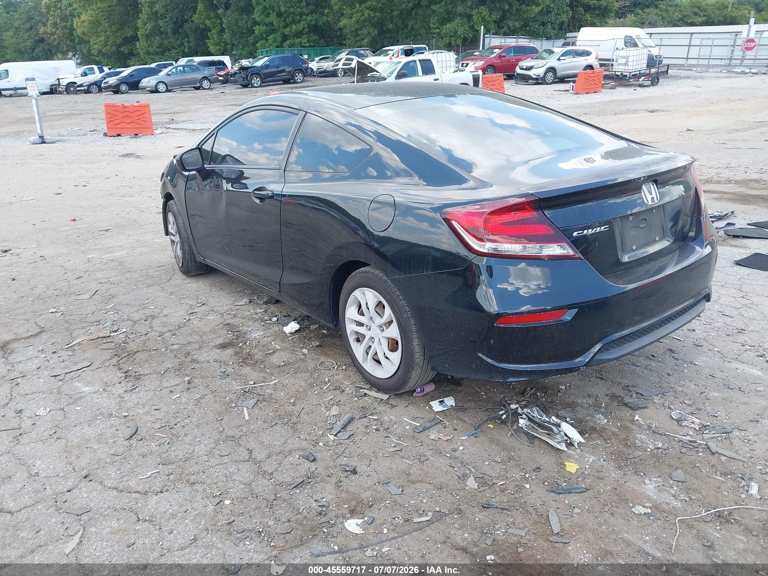 2015 Honda Civic Lx Black vin: 2HGFG3B59FH512720