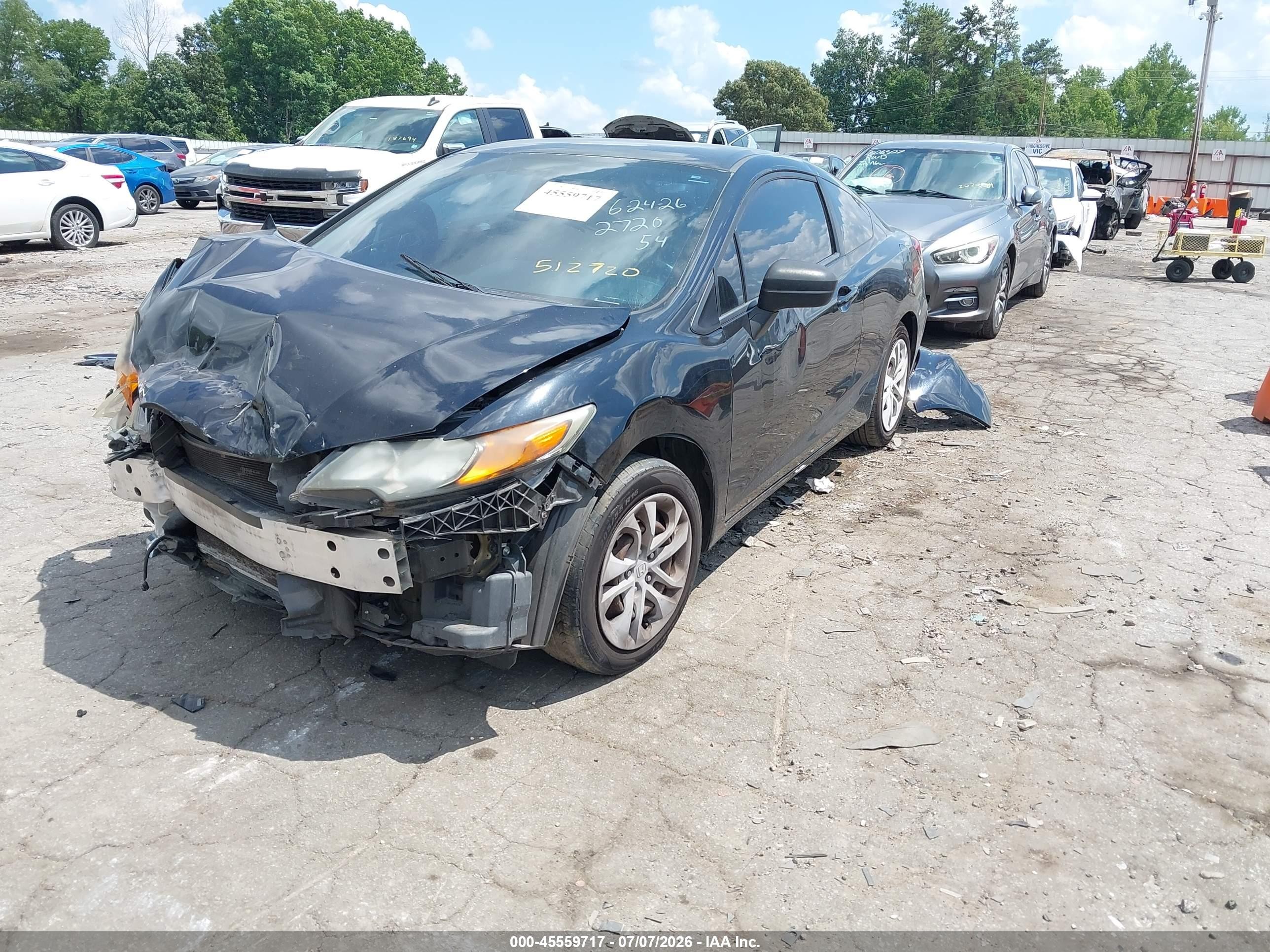 2015 Honda Civic Lx Black vin: 2HGFG3B59FH512720