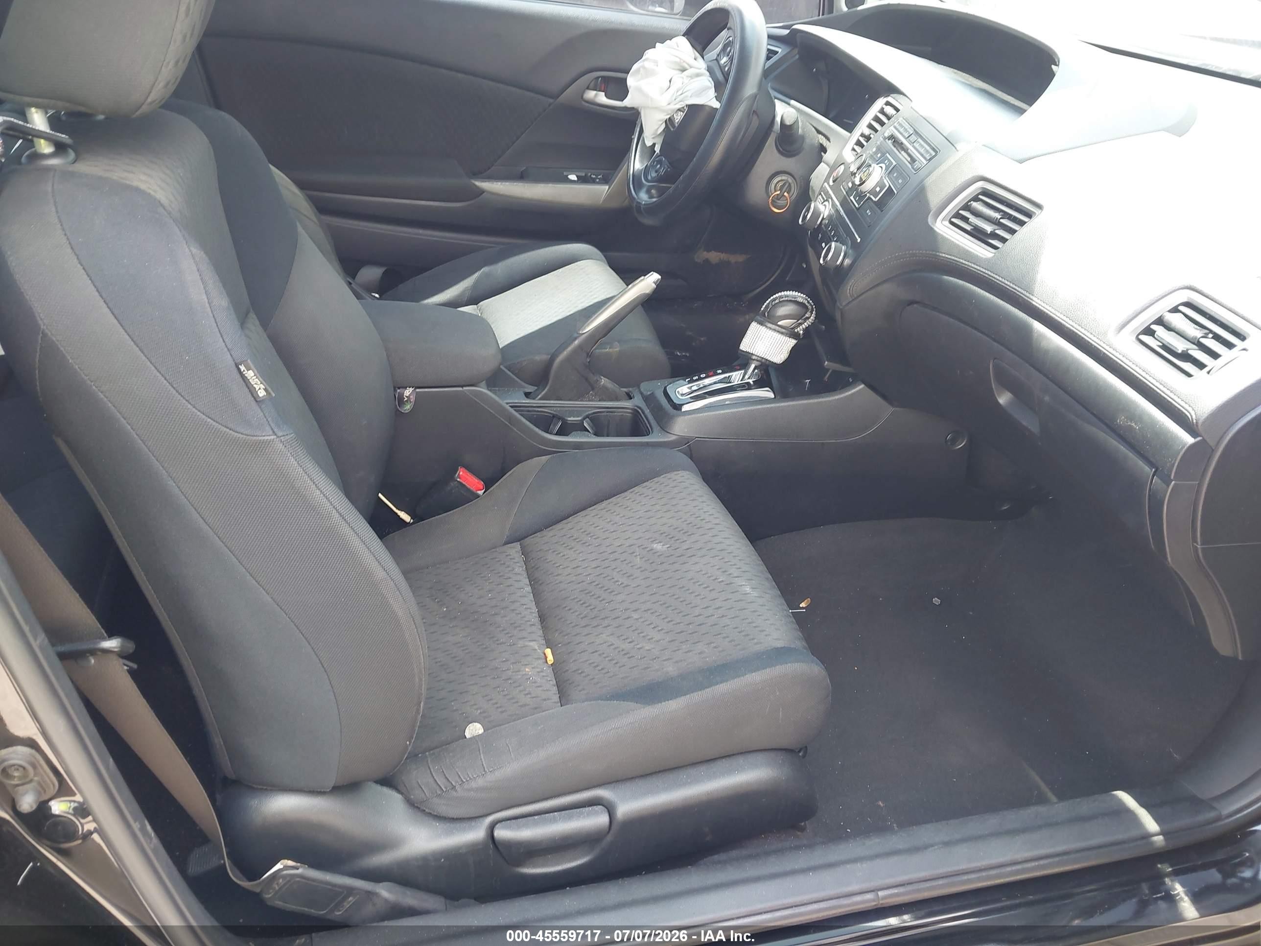 2015 Honda Civic Lx Black vin: 2HGFG3B59FH512720