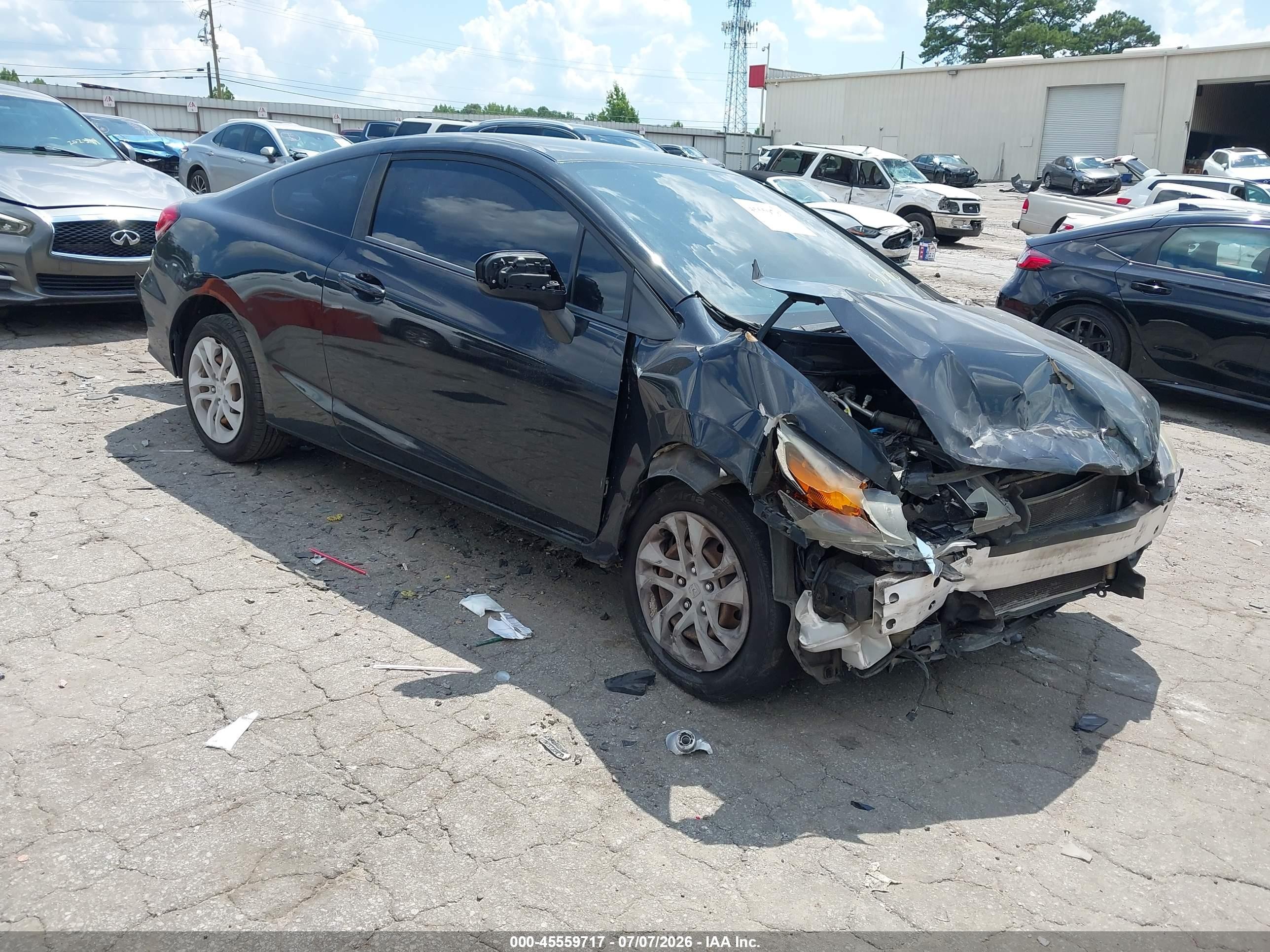 2015 Honda Civic Lx Black vin: 2HGFG3B59FH512720