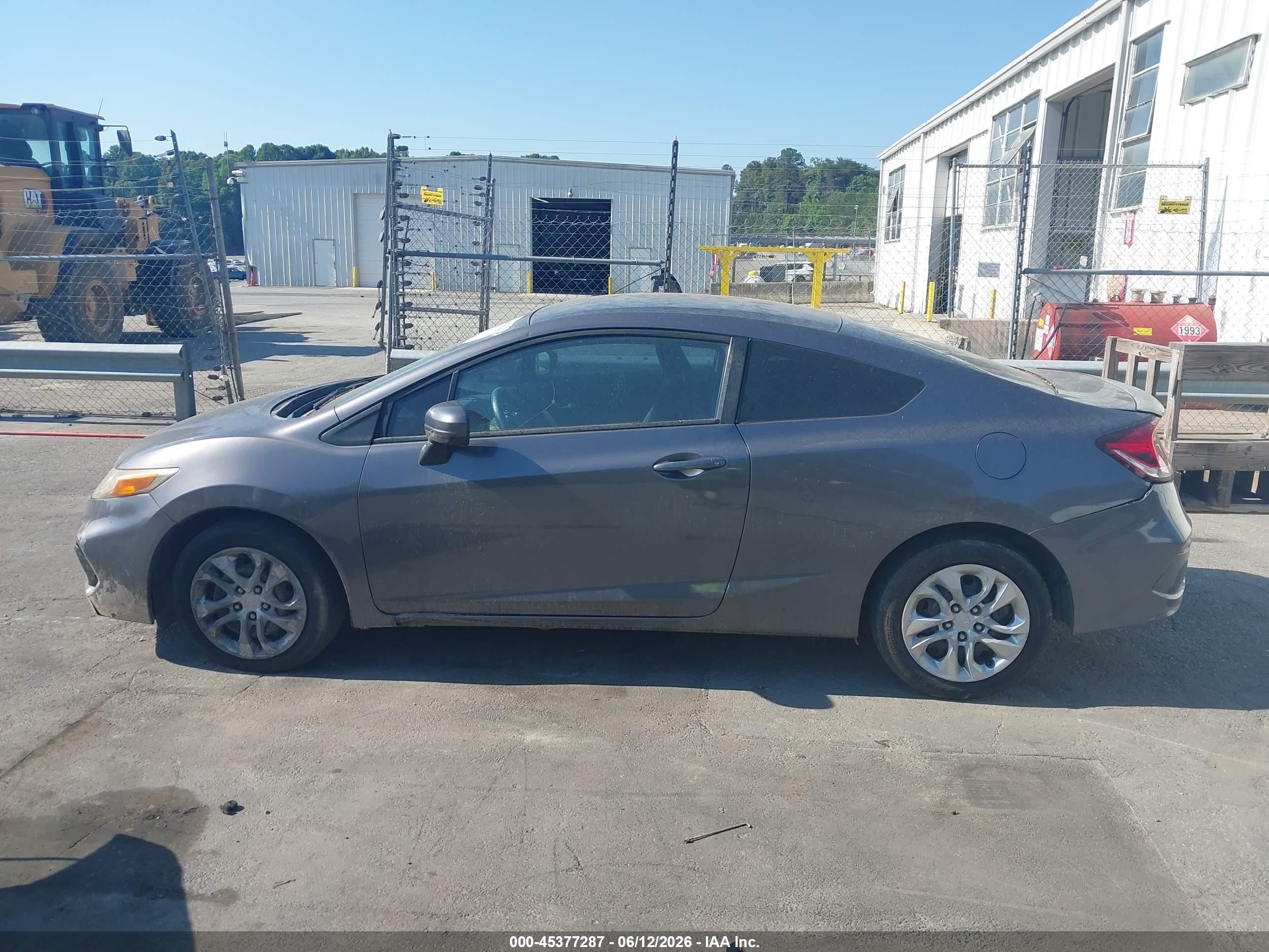 2015 Honda Civic Lx Gray vin: 2HGFG3B59FH518422