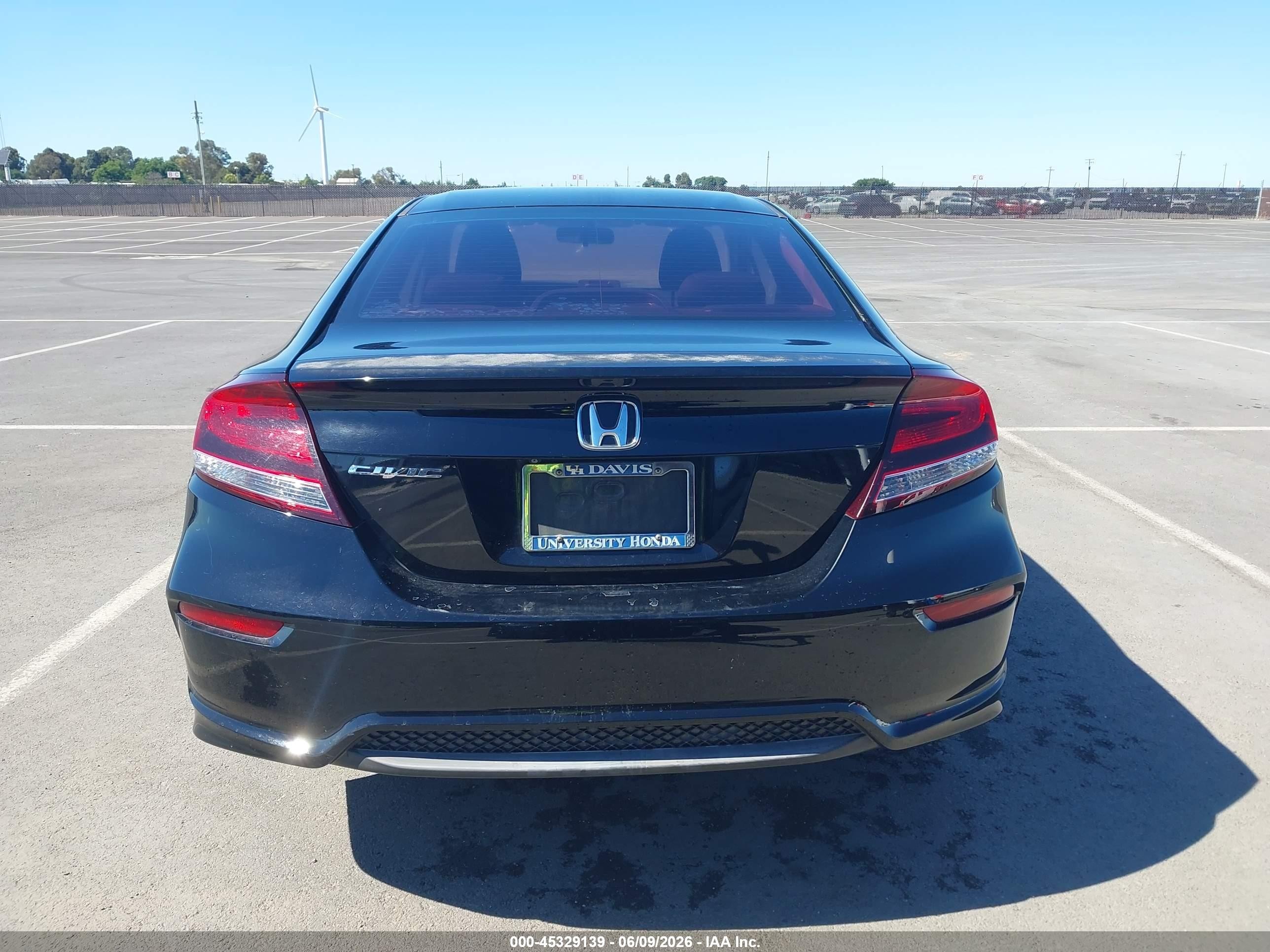 2015 Honda Civic Lx Black vin: 2HGFG3B59FH520249