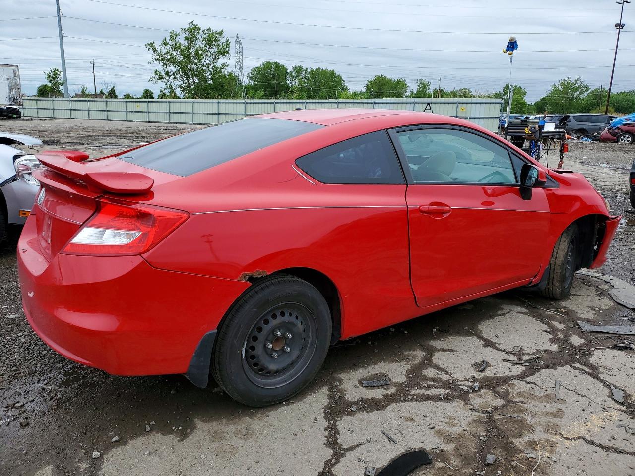 2012 Honda Civic Lx Red vin: 2HGFG3B5XCH521163