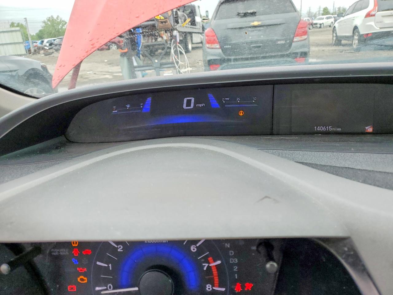 2012 Honda Civic Lx Red vin: 2HGFG3B5XCH521163