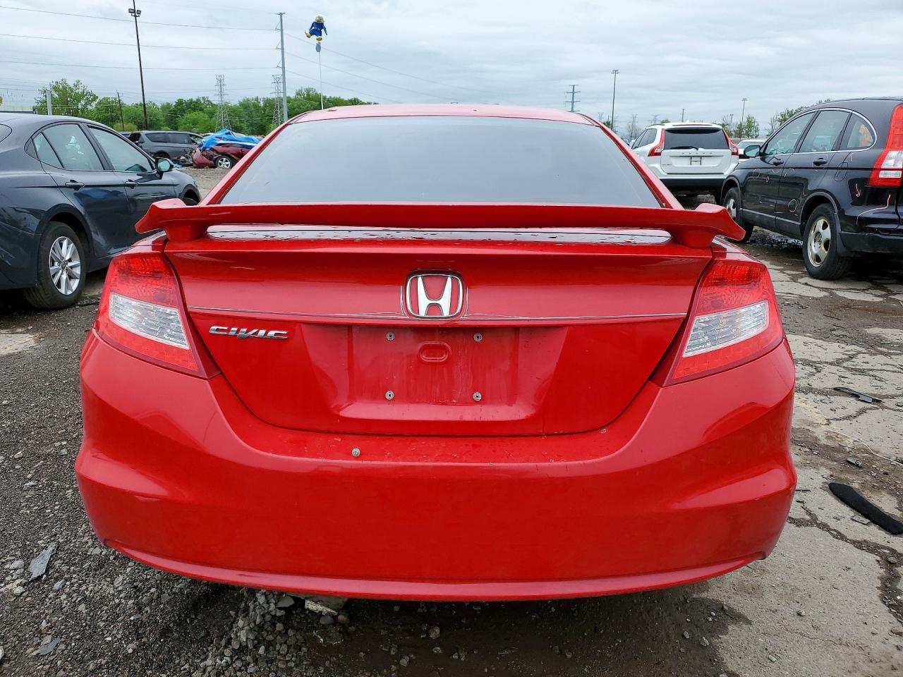 2012 Honda Civic Lx Red vin: 2HGFG3B5XCH521163