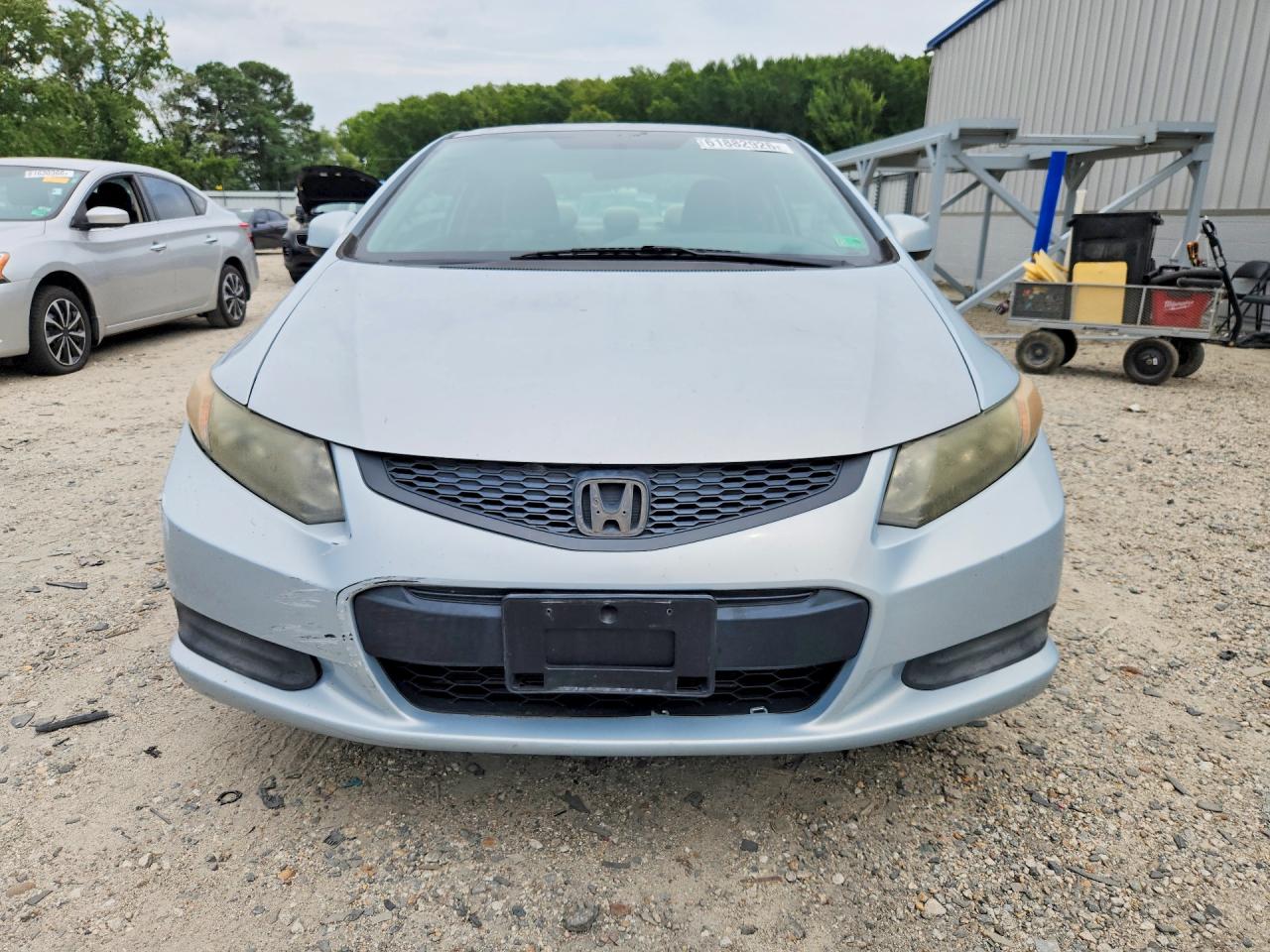 2012 Honda Civic Lx Silver vin: 2HGFG3B5XCH530946
