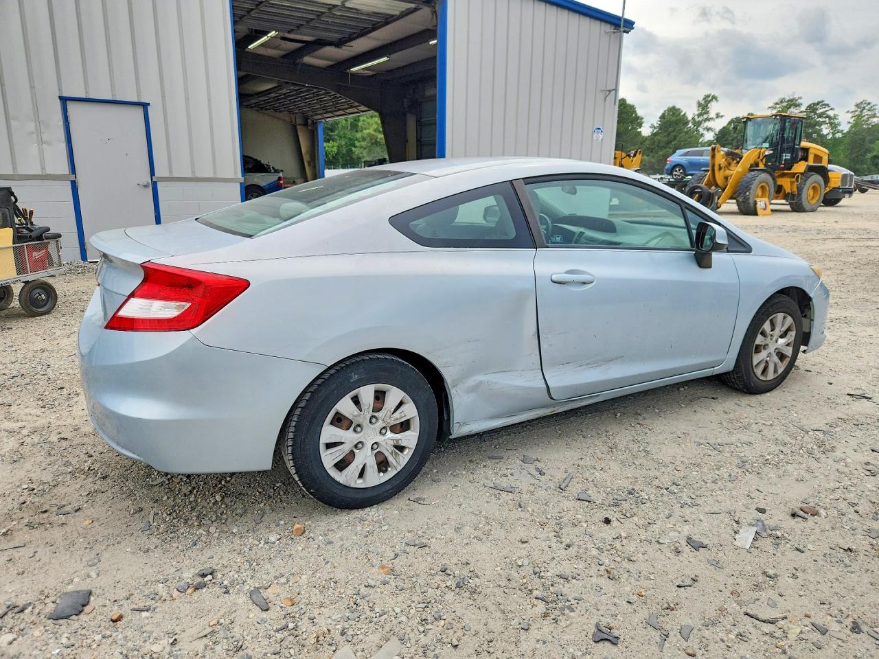 2012 Honda Civic Lx Silver vin: 2HGFG3B5XCH530946