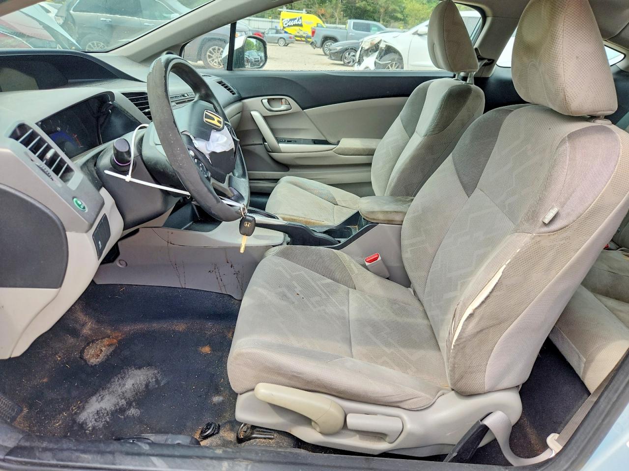 2012 Honda Civic Lx Silver vin: 2HGFG3B5XCH530946