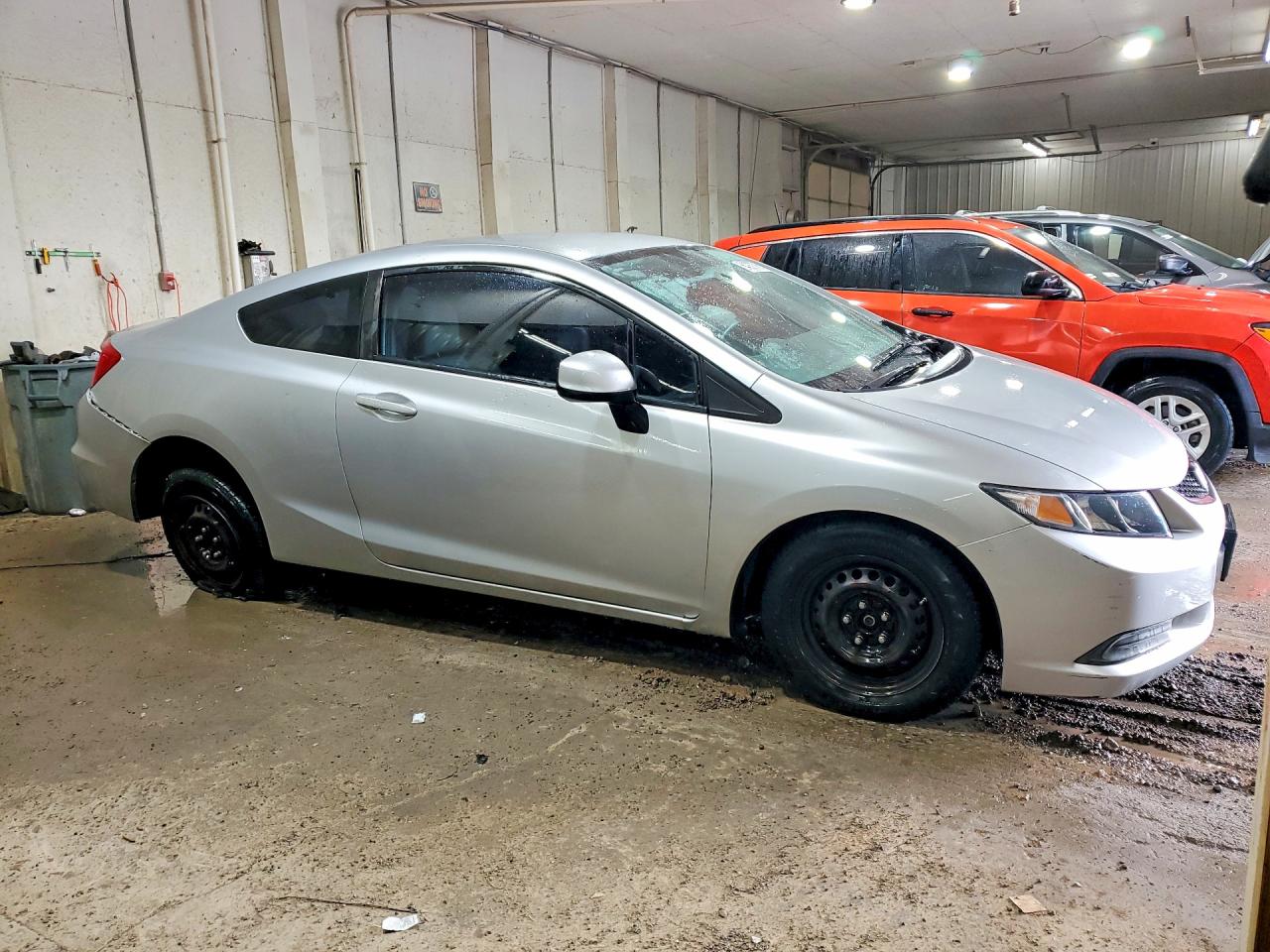 2012 Honda Civic Lx Серебряный vin: 2HGFG3B5XCH531093