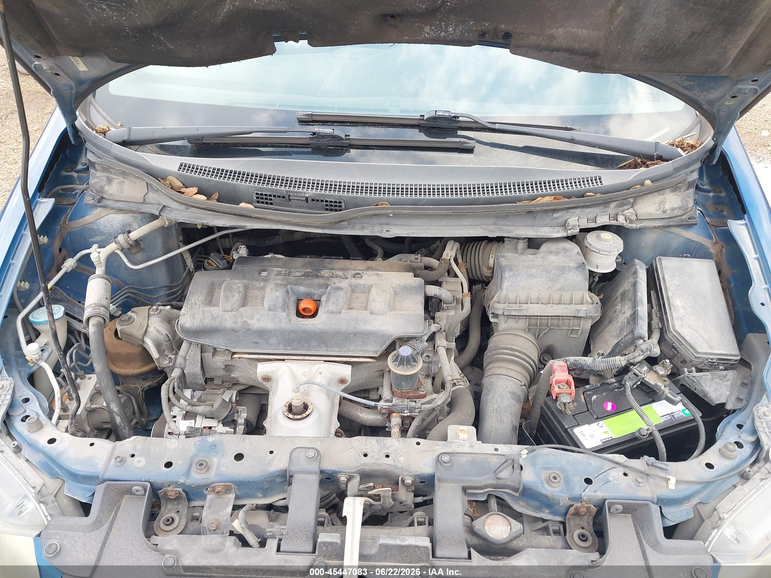 2012 Honda Civic Lx Blue vin: 2HGFG3B5XCH549027