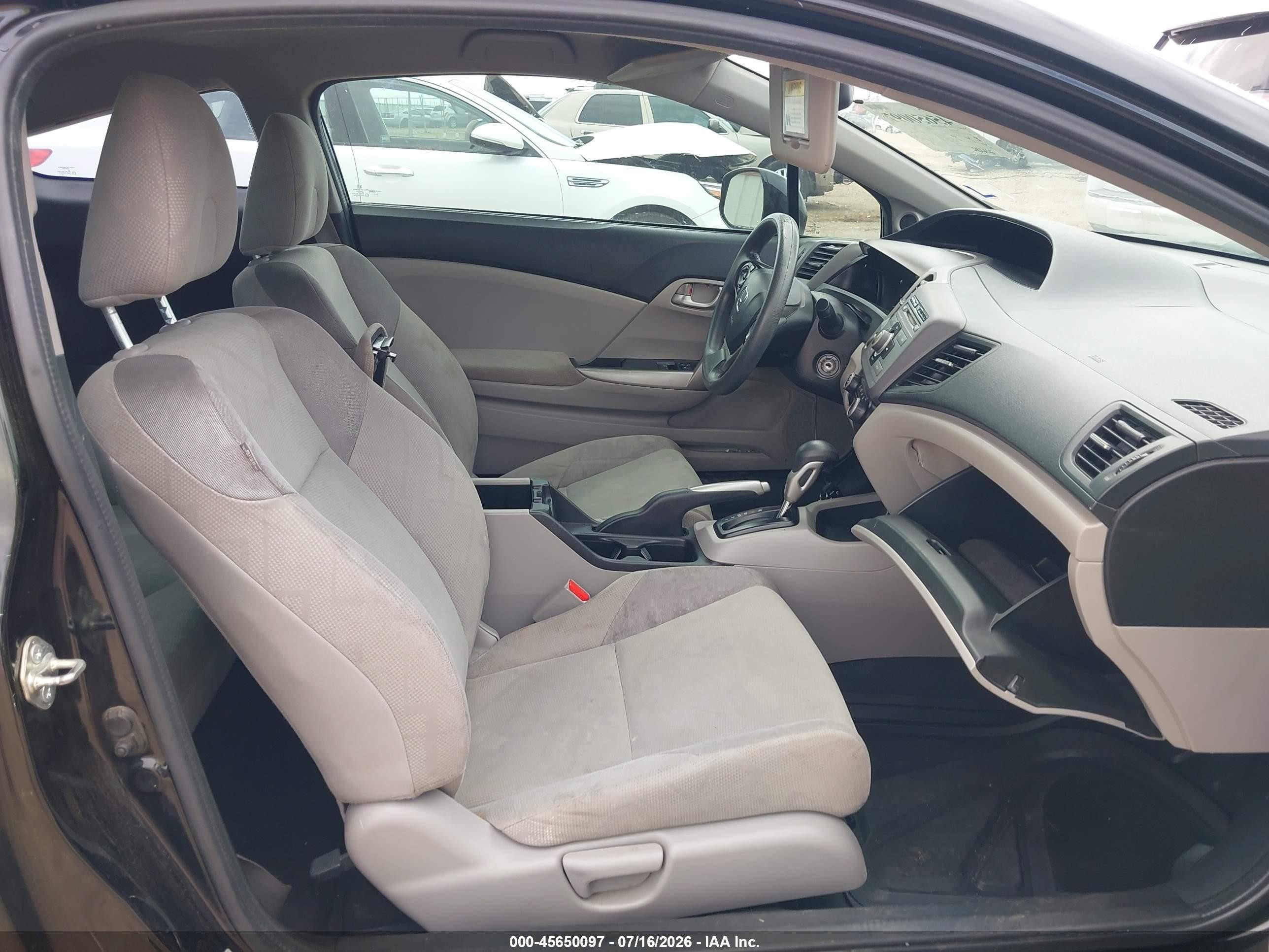 2012 Honda Civic Lx Black vin: 2HGFG3B5XCH559301