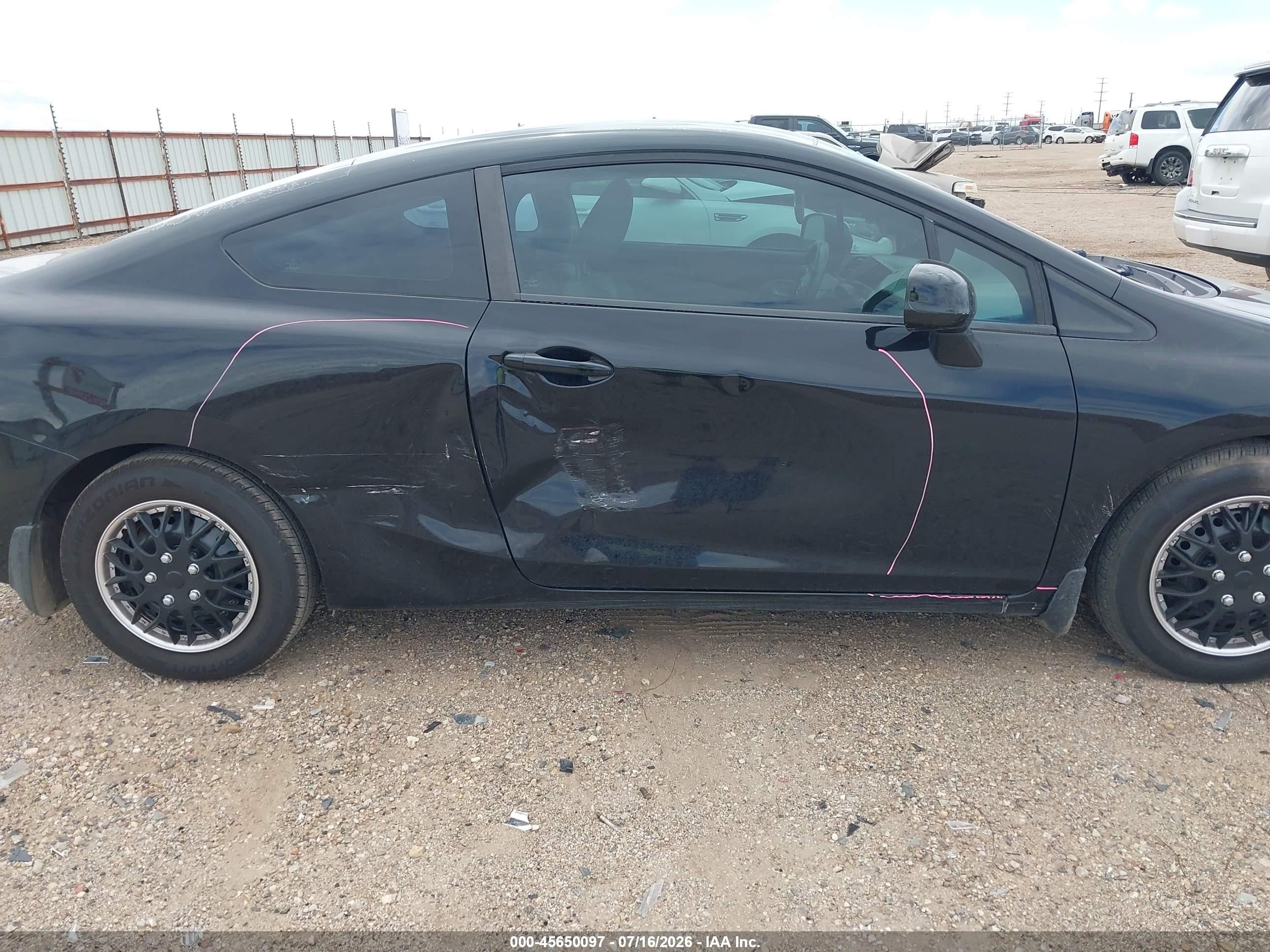 2012 Honda Civic Lx Black vin: 2HGFG3B5XCH559301
