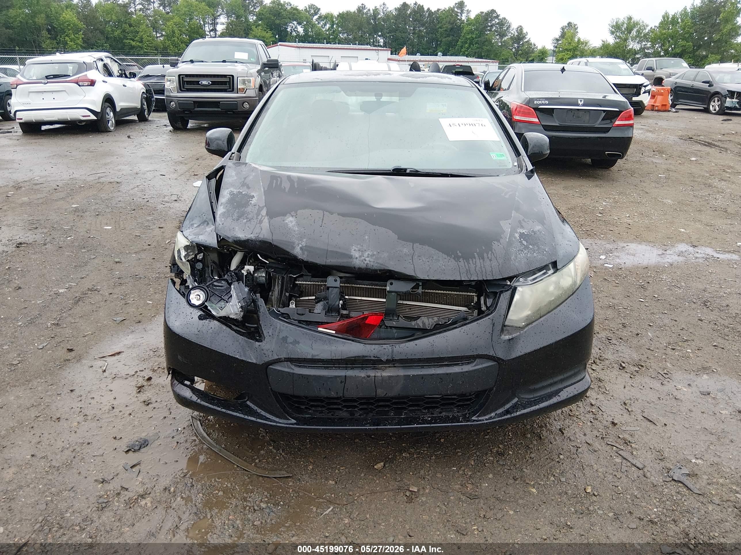 2013 Honda Civic Lx Black vin: 2HGFG3B5XDH506843