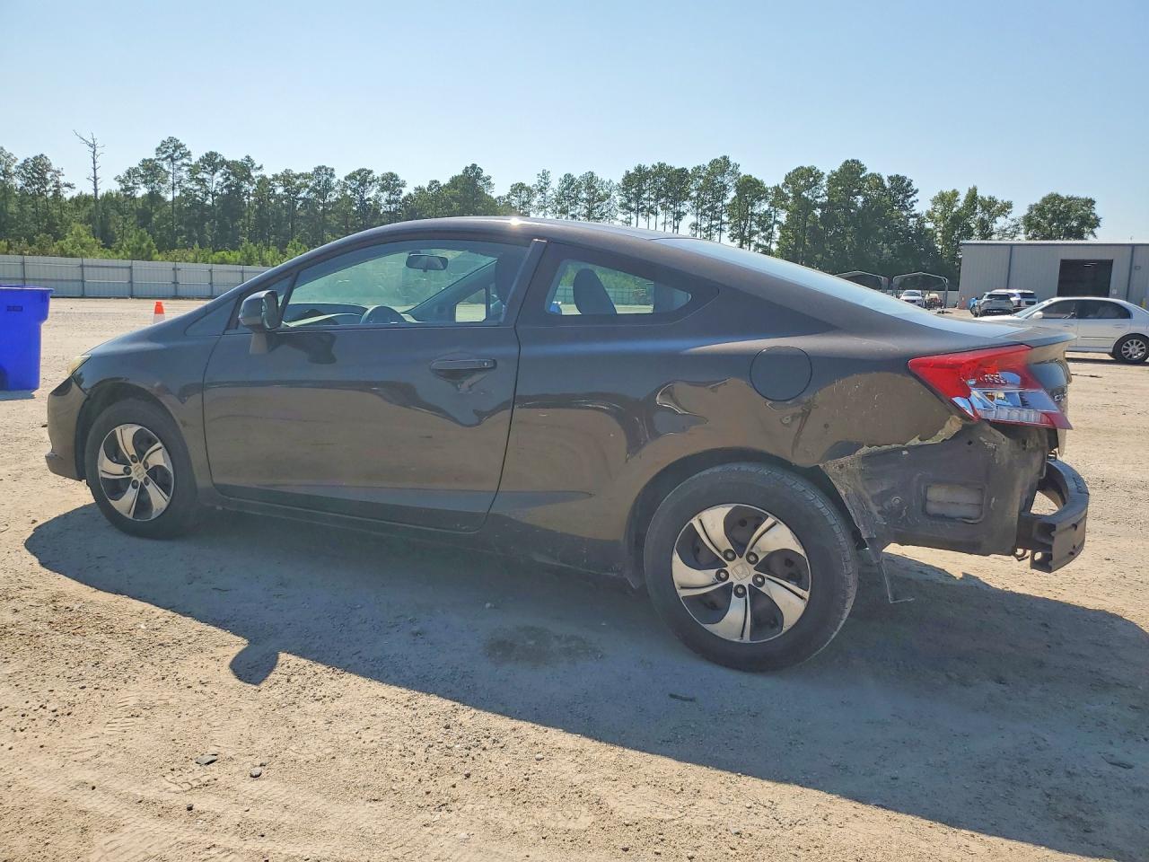 2013 Honda Civic Lx Gray vin: 2HGFG3B5XDH507877