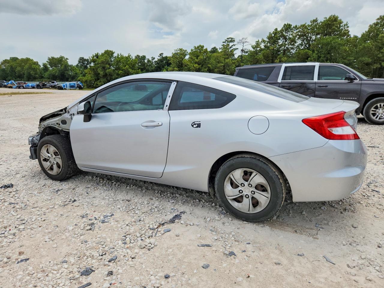 2013 Honda Civic Lx Silver vin: 2HGFG3B5XDH522797