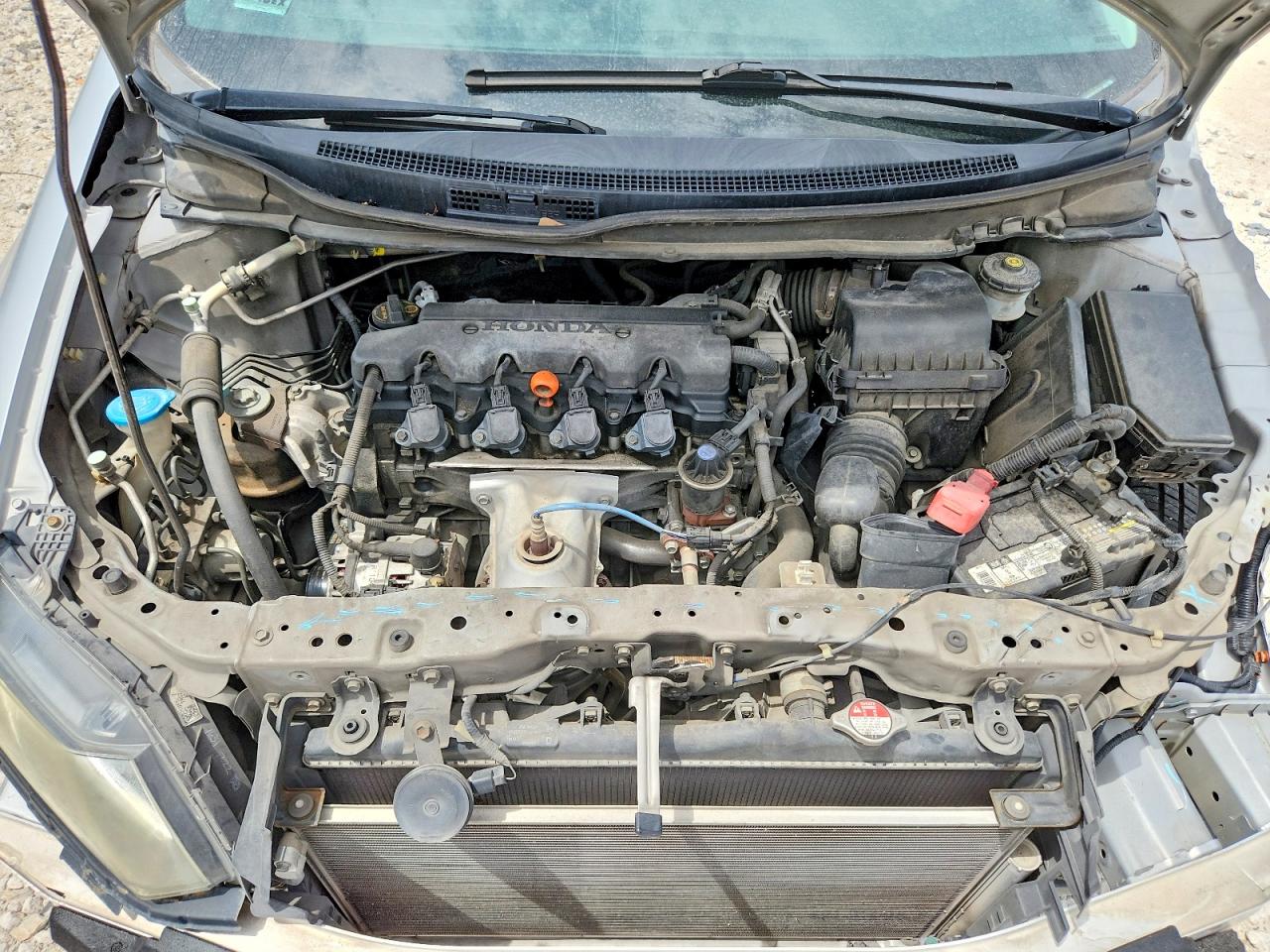 2013 Honda Civic Lx Silver vin: 2HGFG3B5XDH522797