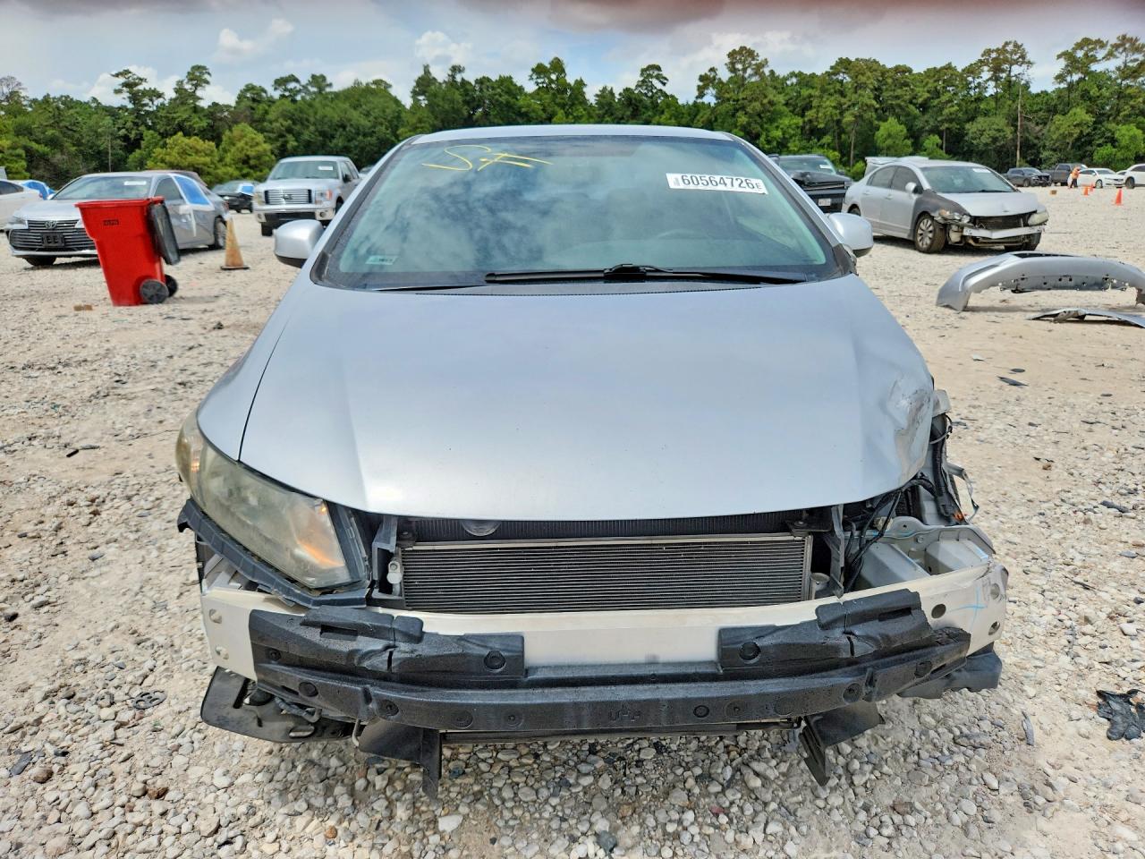 2013 Honda Civic Lx Silver vin: 2HGFG3B5XDH522797