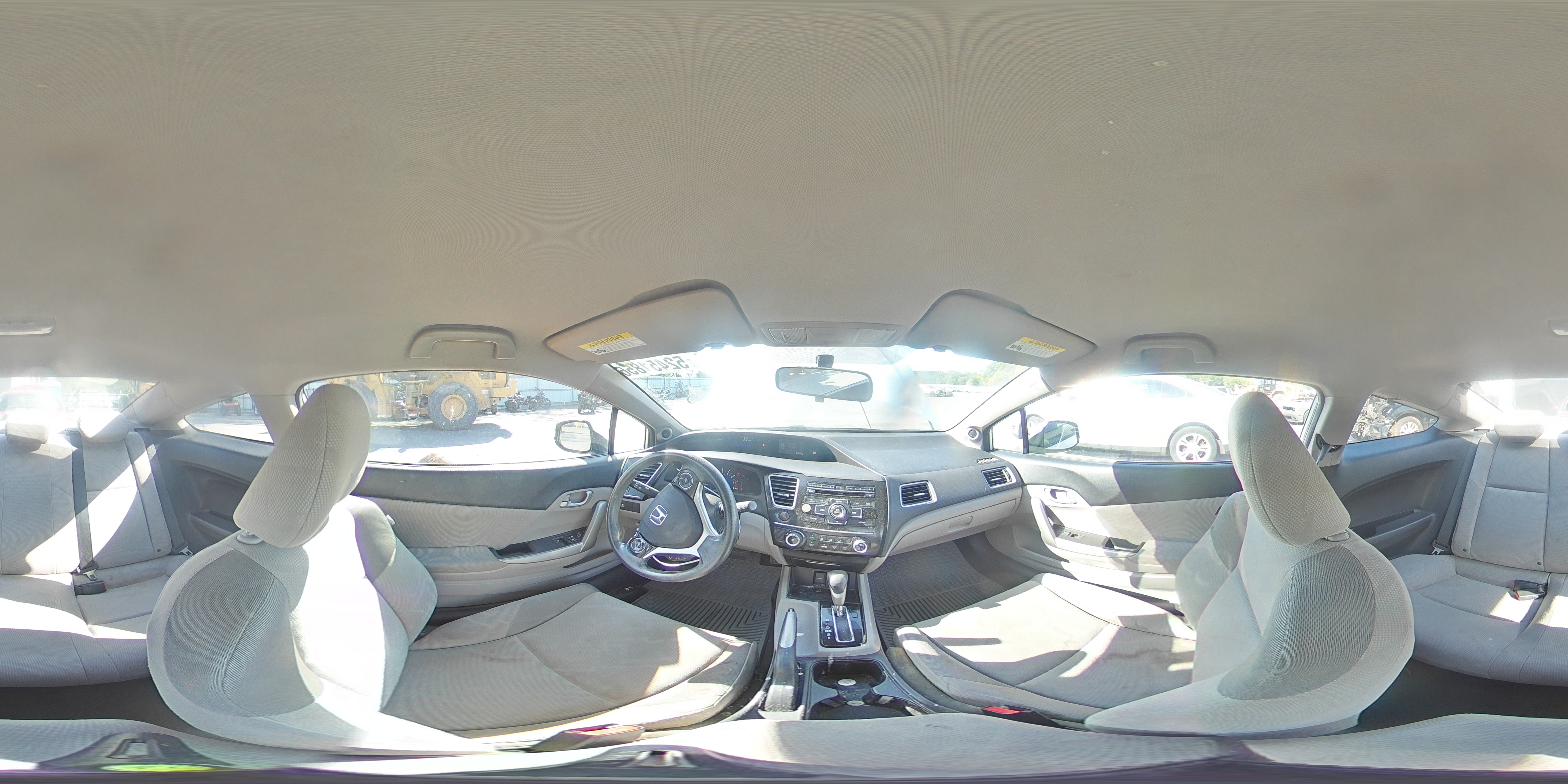 2013 Honda Civic Lx White vin: 2HGFG3B5XDH524744