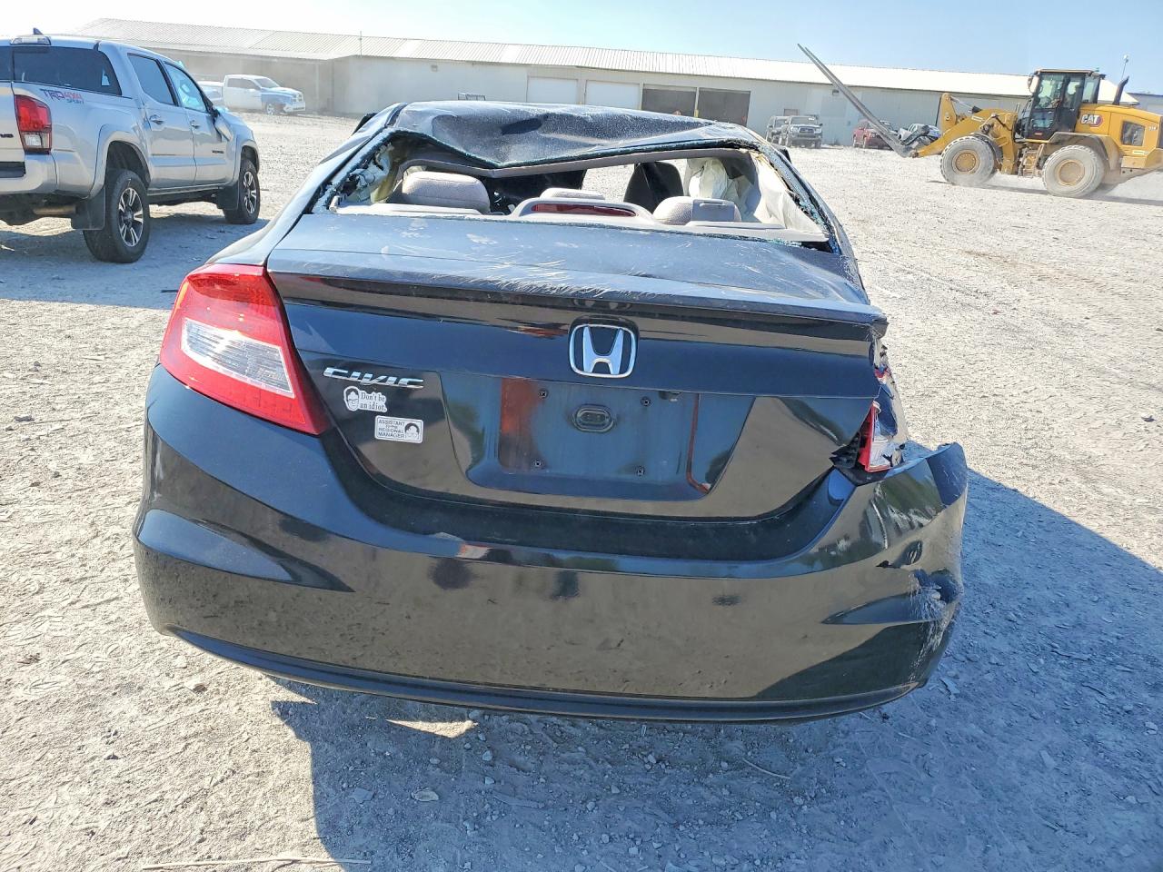2013 Honda Civic Lx Black vin: 2HGFG3B5XDH524789