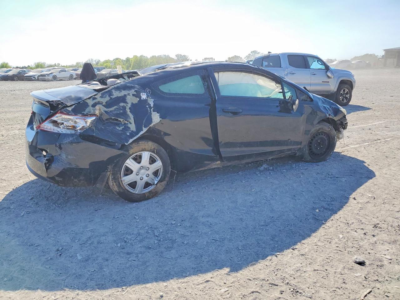 2013 Honda Civic Lx Black vin: 2HGFG3B5XDH524789