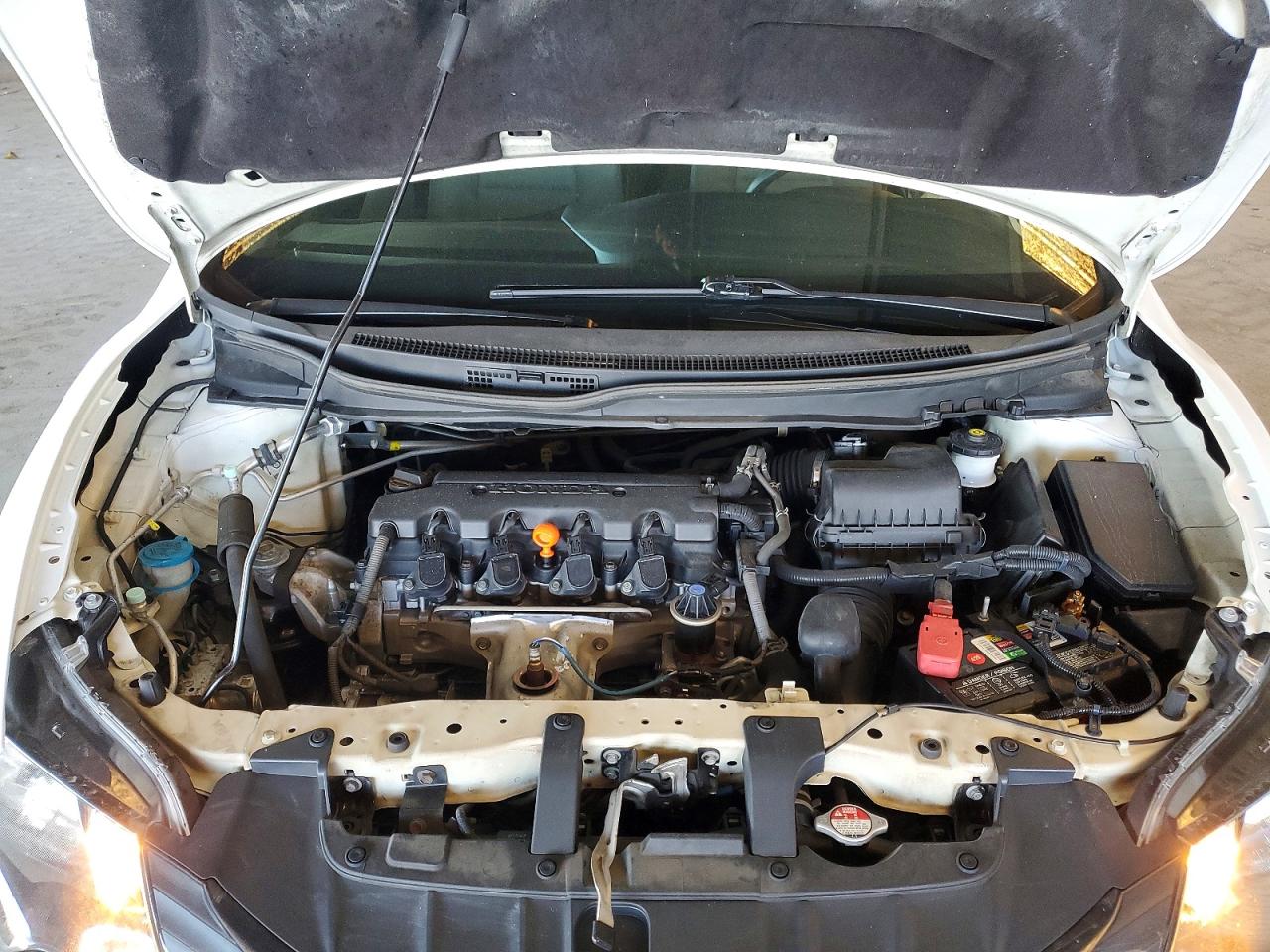 2014 Honda Civic Lx White vin: 2HGFG3B5XEH514636