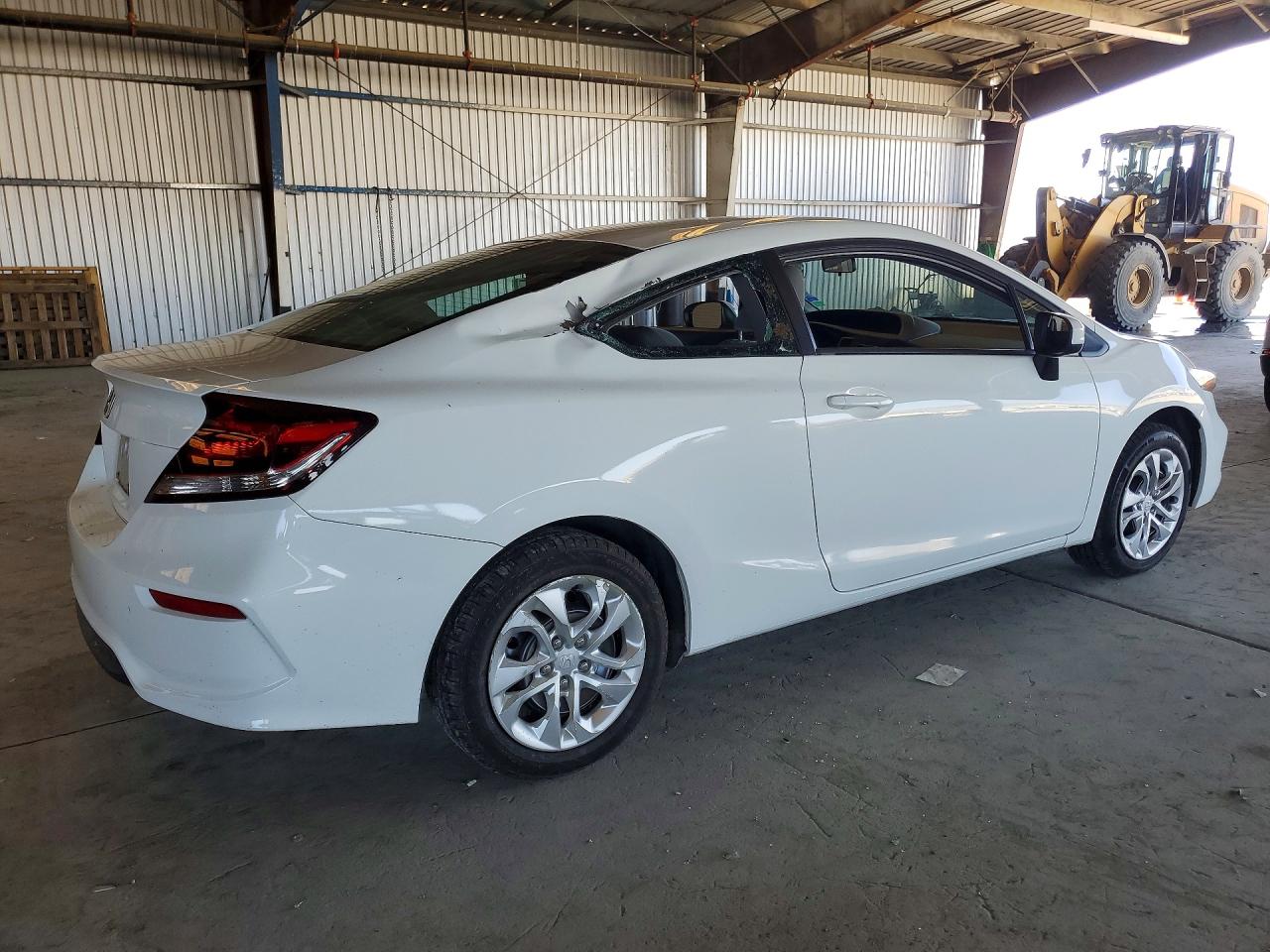 2014 Honda Civic Lx White vin: 2HGFG3B5XEH514636