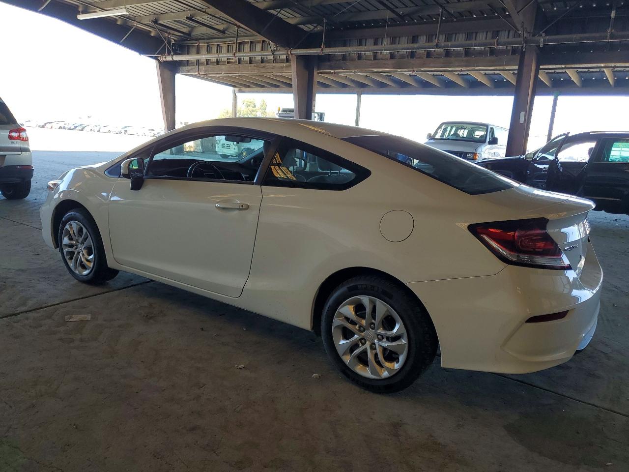 2014 Honda Civic Lx White vin: 2HGFG3B5XEH514636