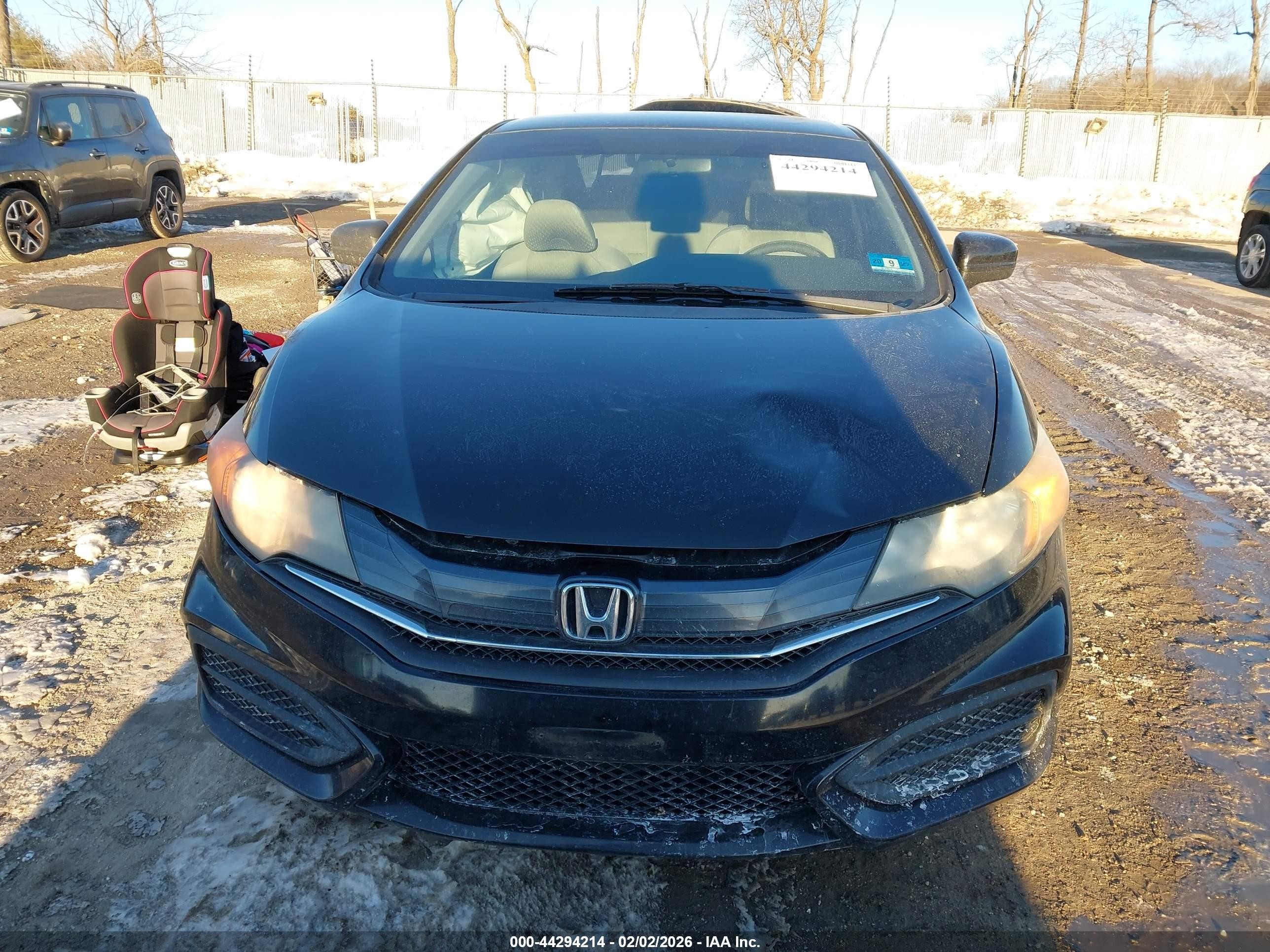 2014 Honda Civic Lx Black vin: 2HGFG3B5XEH518234