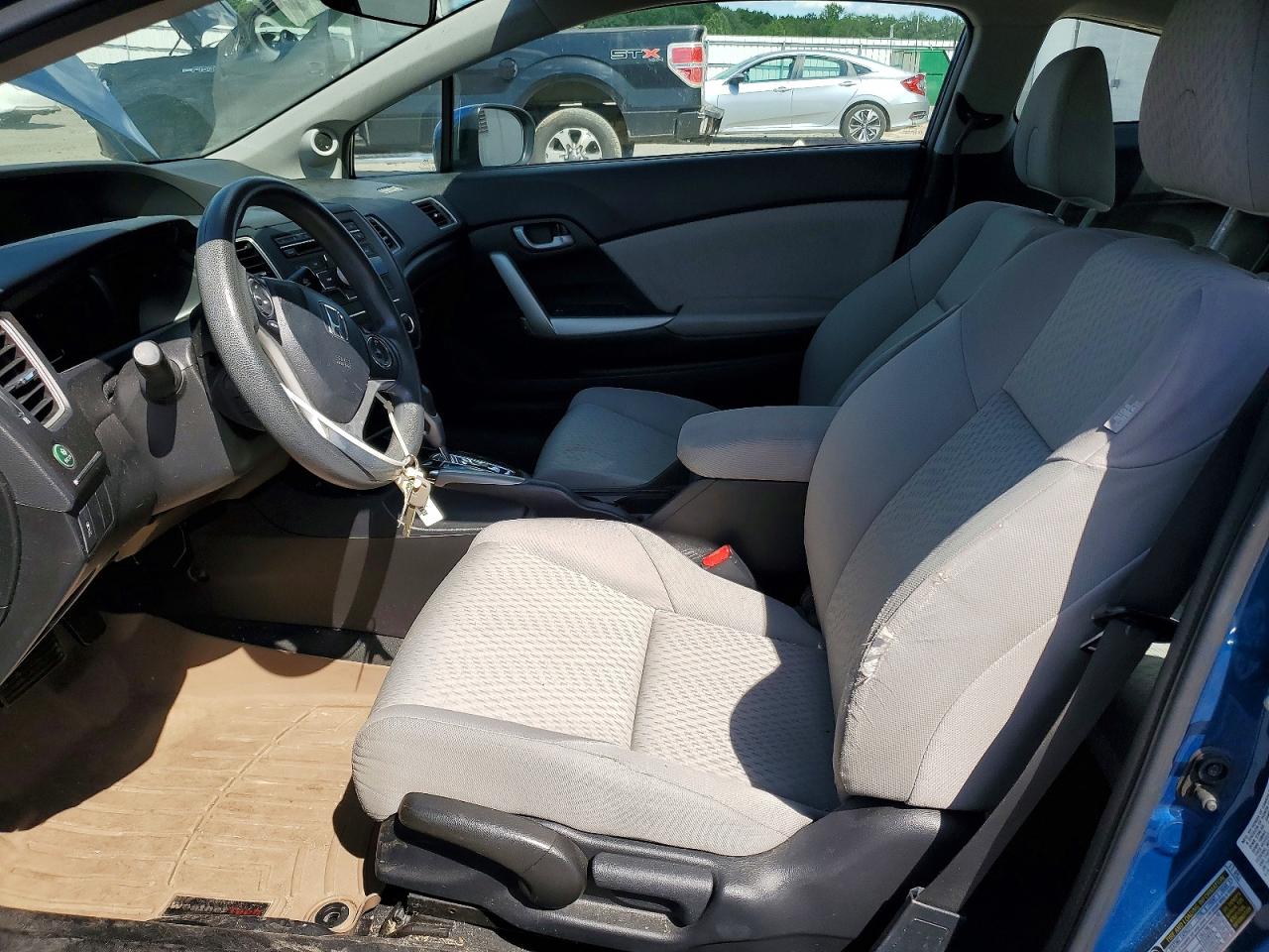 2014 Honda Civic Lx Blue vin: 2HGFG3B5XEH520615