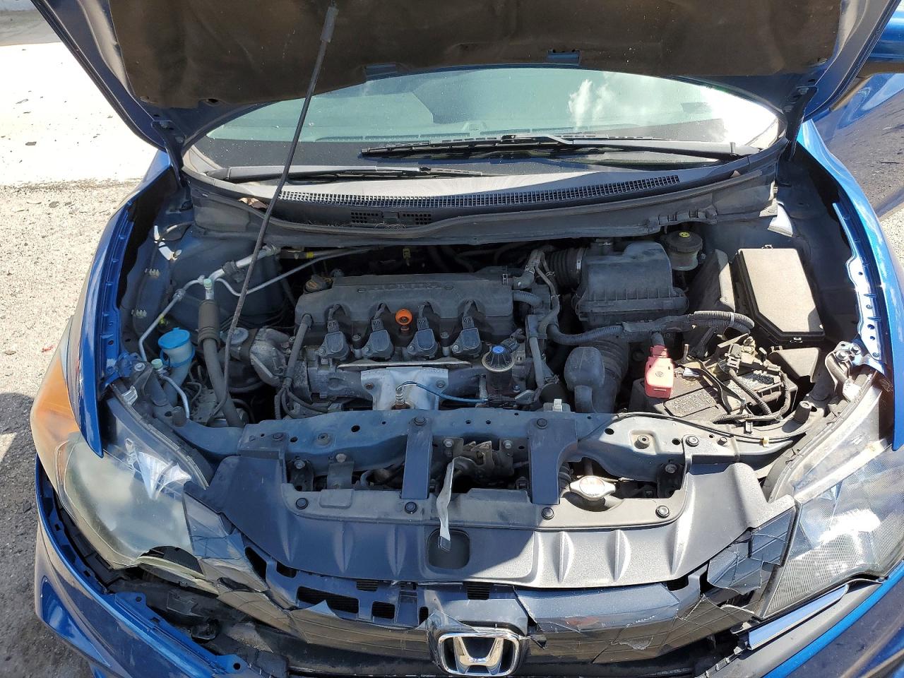 2014 Honda Civic Lx Blue vin: 2HGFG3B5XEH520615