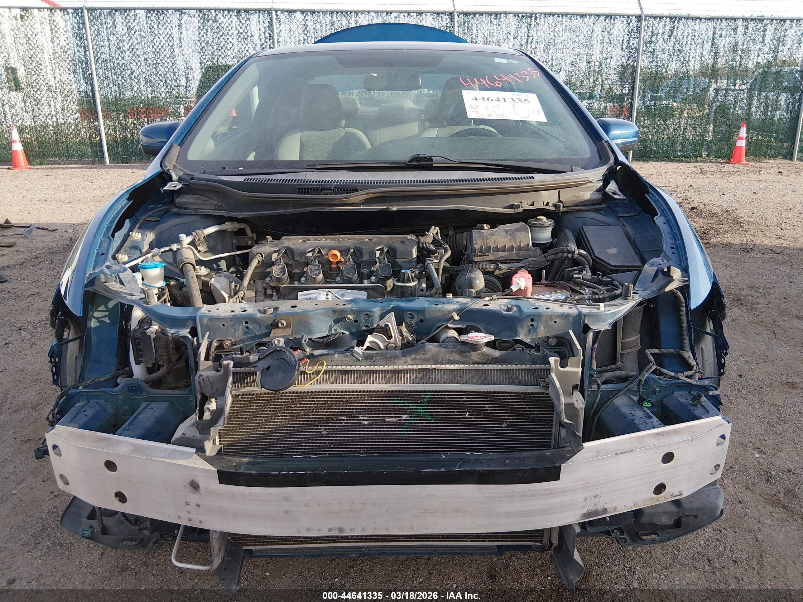 2014 Honda Civic Lx Blue vin: 2HGFG3B5XEH526690