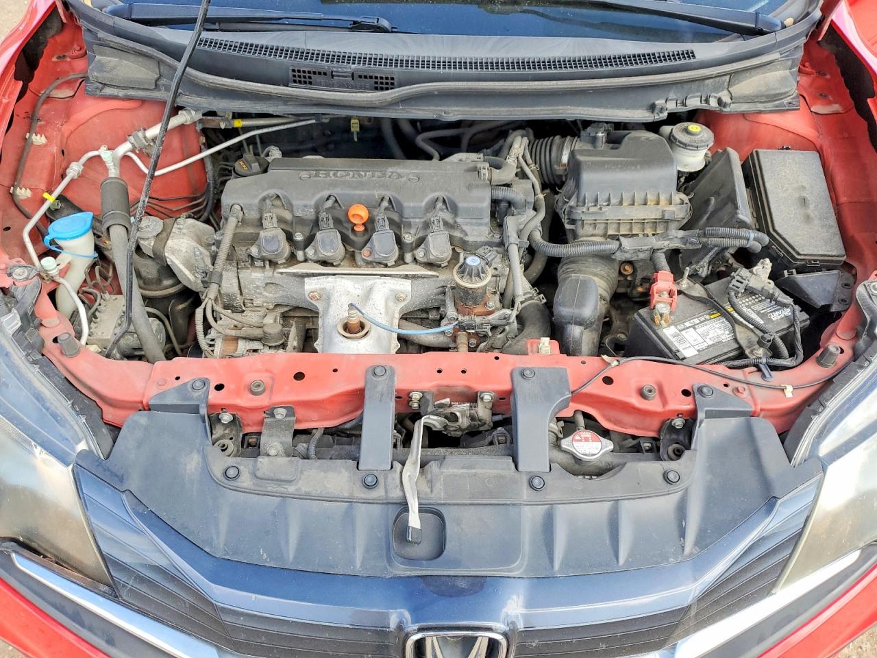 2015 Honda Civic Lx Red vin: 2HGFG3B5XFH506344