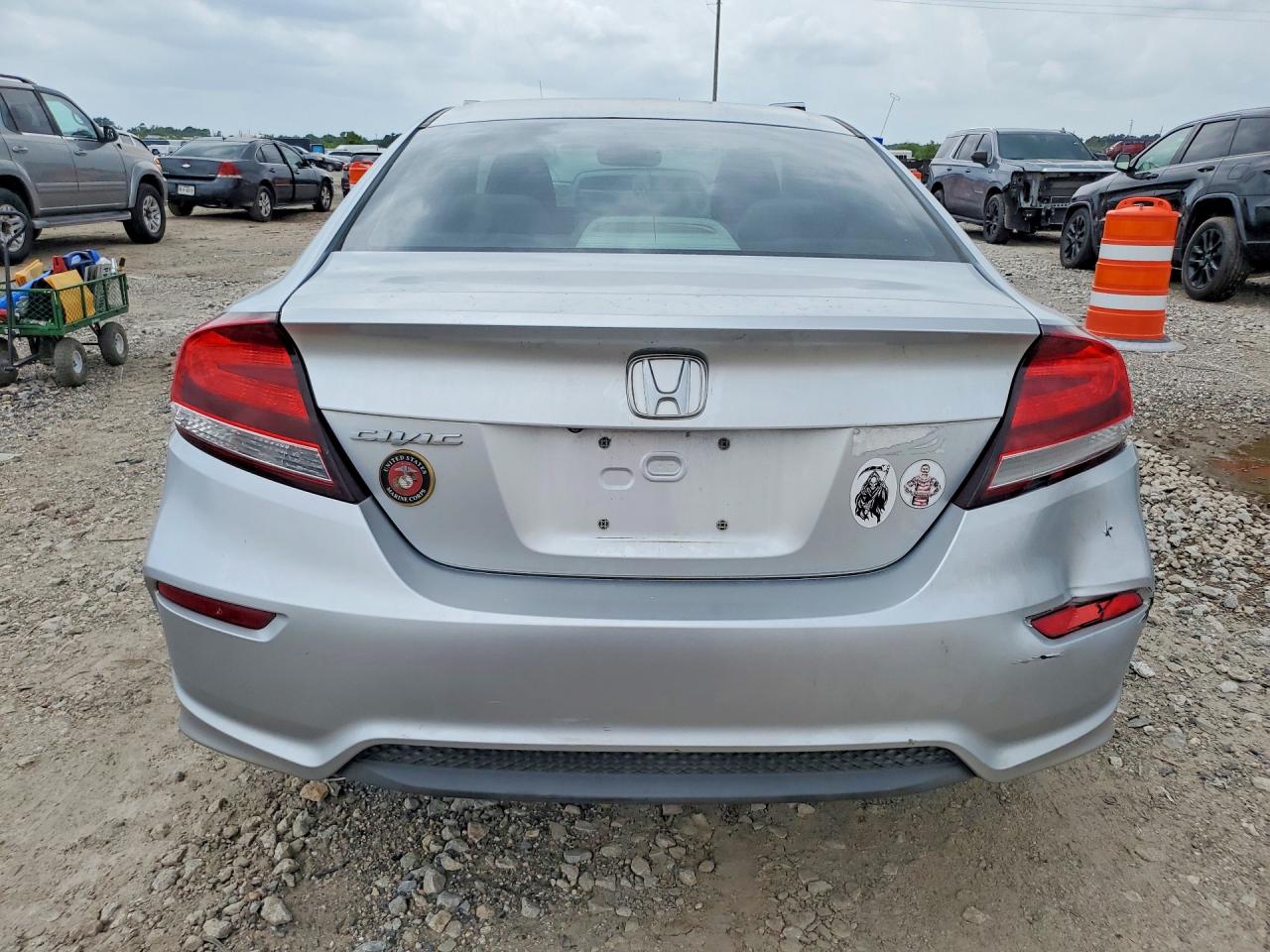 2015 Honda Civic Lx Silver vin: 2HGFG3B5XFH509485