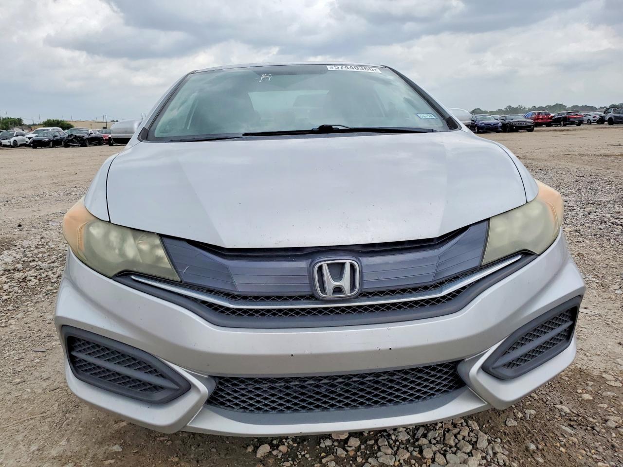2015 Honda Civic Lx Silver vin: 2HGFG3B5XFH509485
