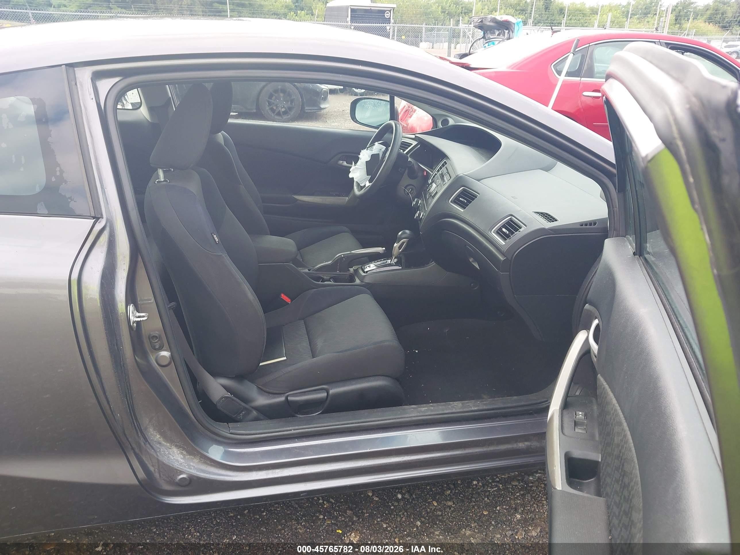 2015 Honda Civic Lx Gray vin: 2HGFG3B5XFH516341