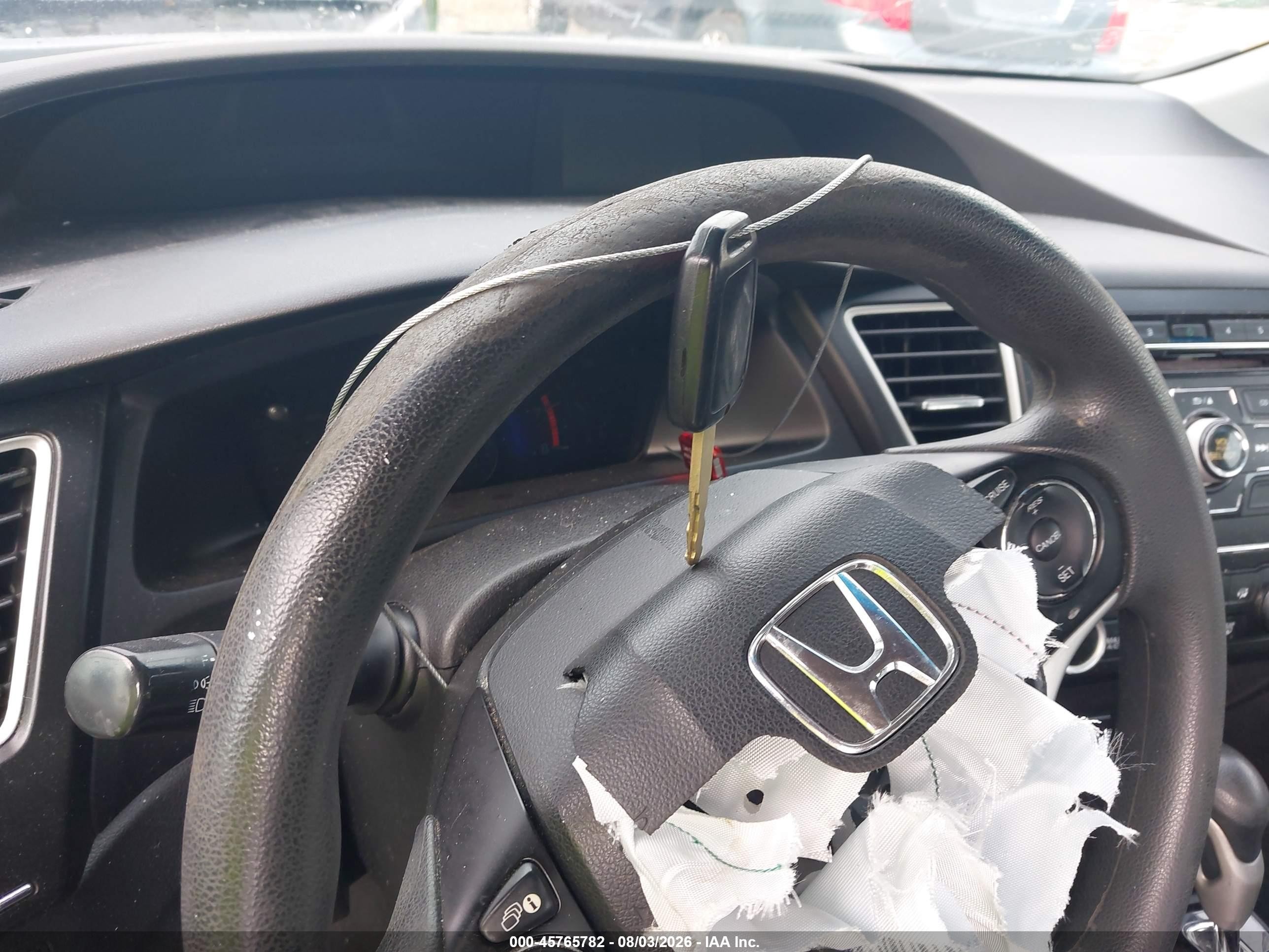 2015 Honda Civic Lx Gray vin: 2HGFG3B5XFH516341