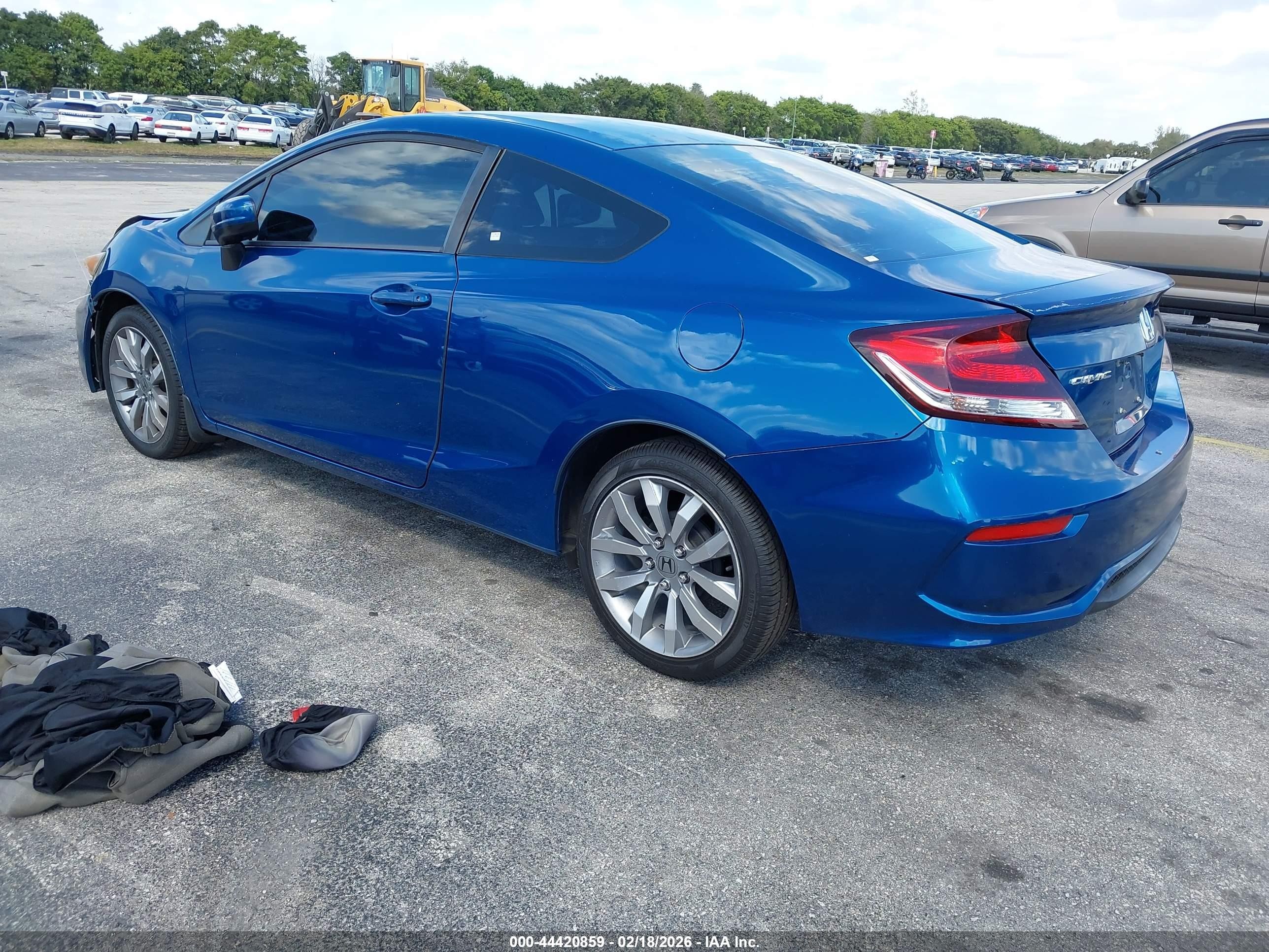 2015 Honda Civic Lx Синий vin: 2HGFG3B5XFH520213