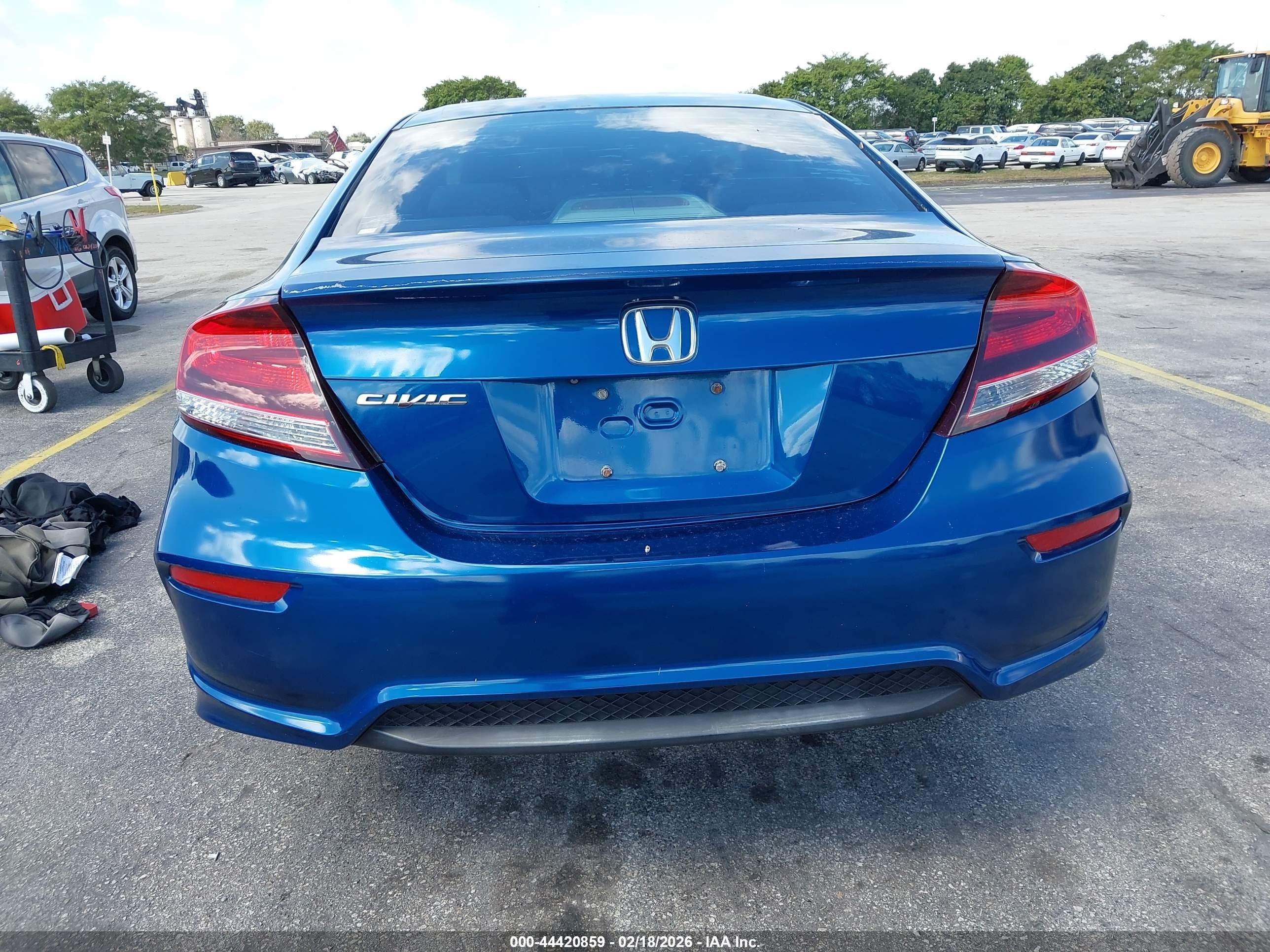 2015 Honda Civic Lx Синий vin: 2HGFG3B5XFH520213