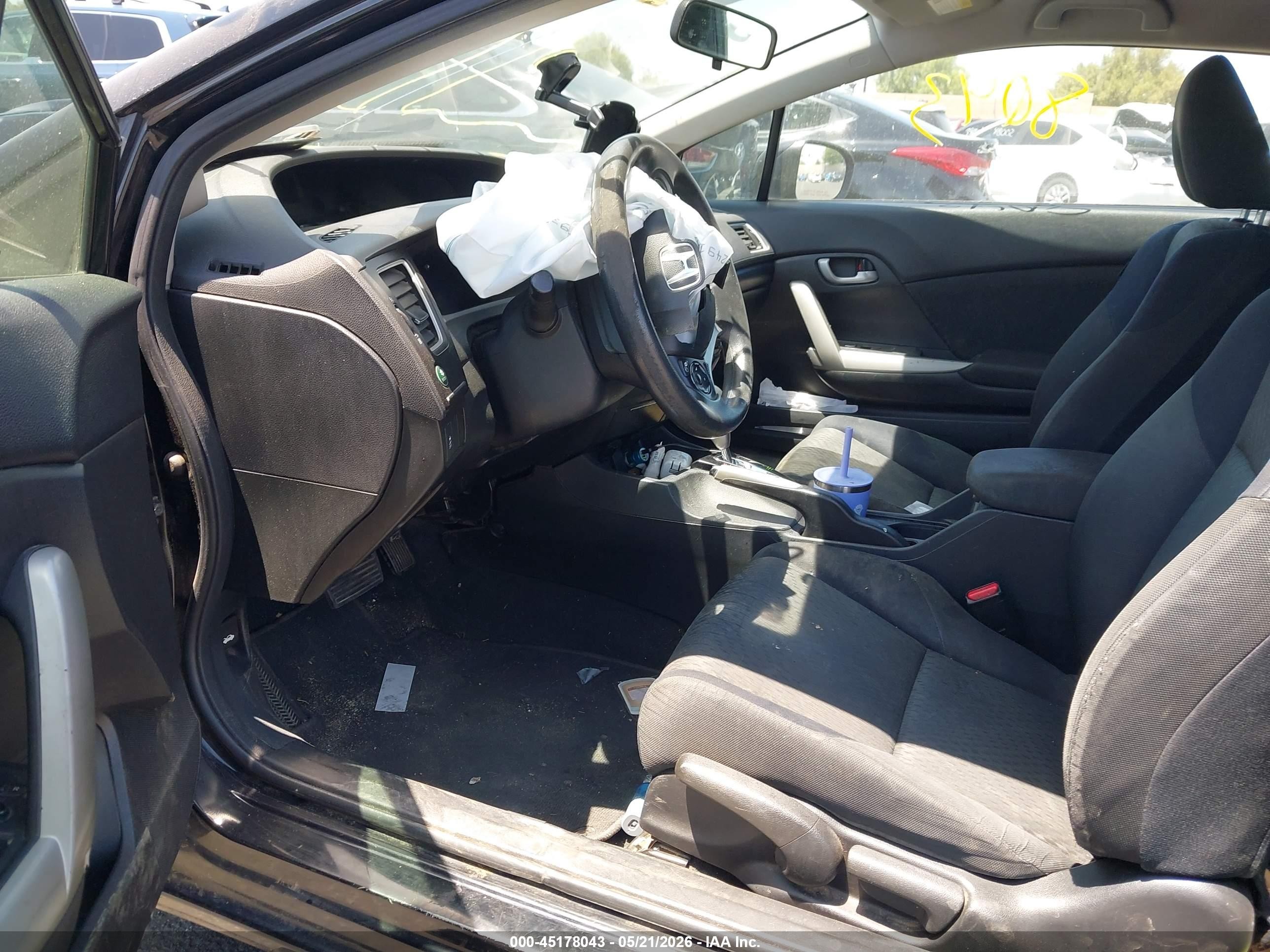 2015 Honda Civic Lx Black vin: 2HGFG3B5XFH528537