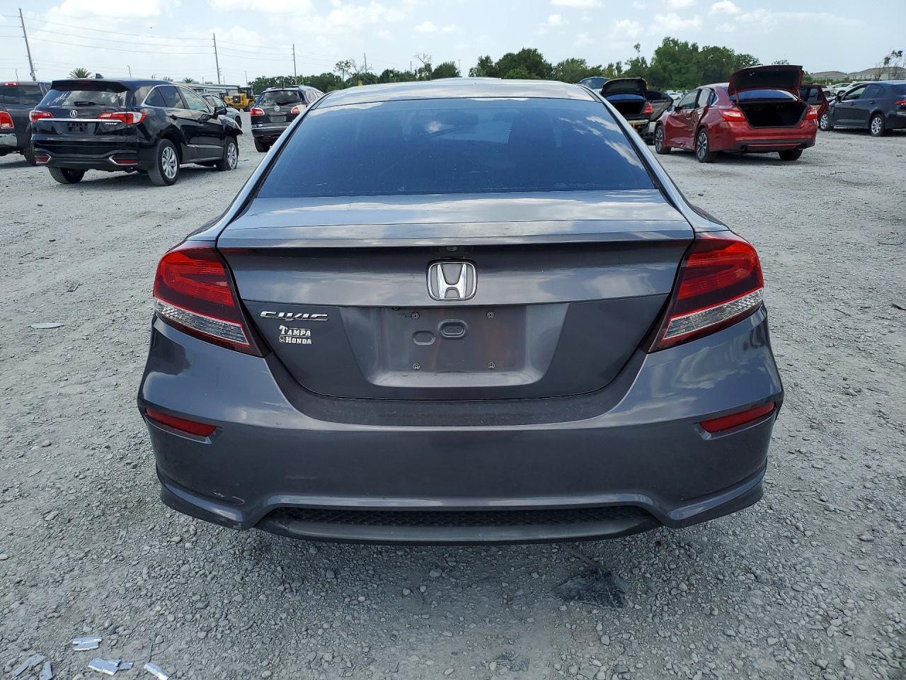 2015 Honda Civic Lx Gray vin: 2HGFG3B5XFH530742