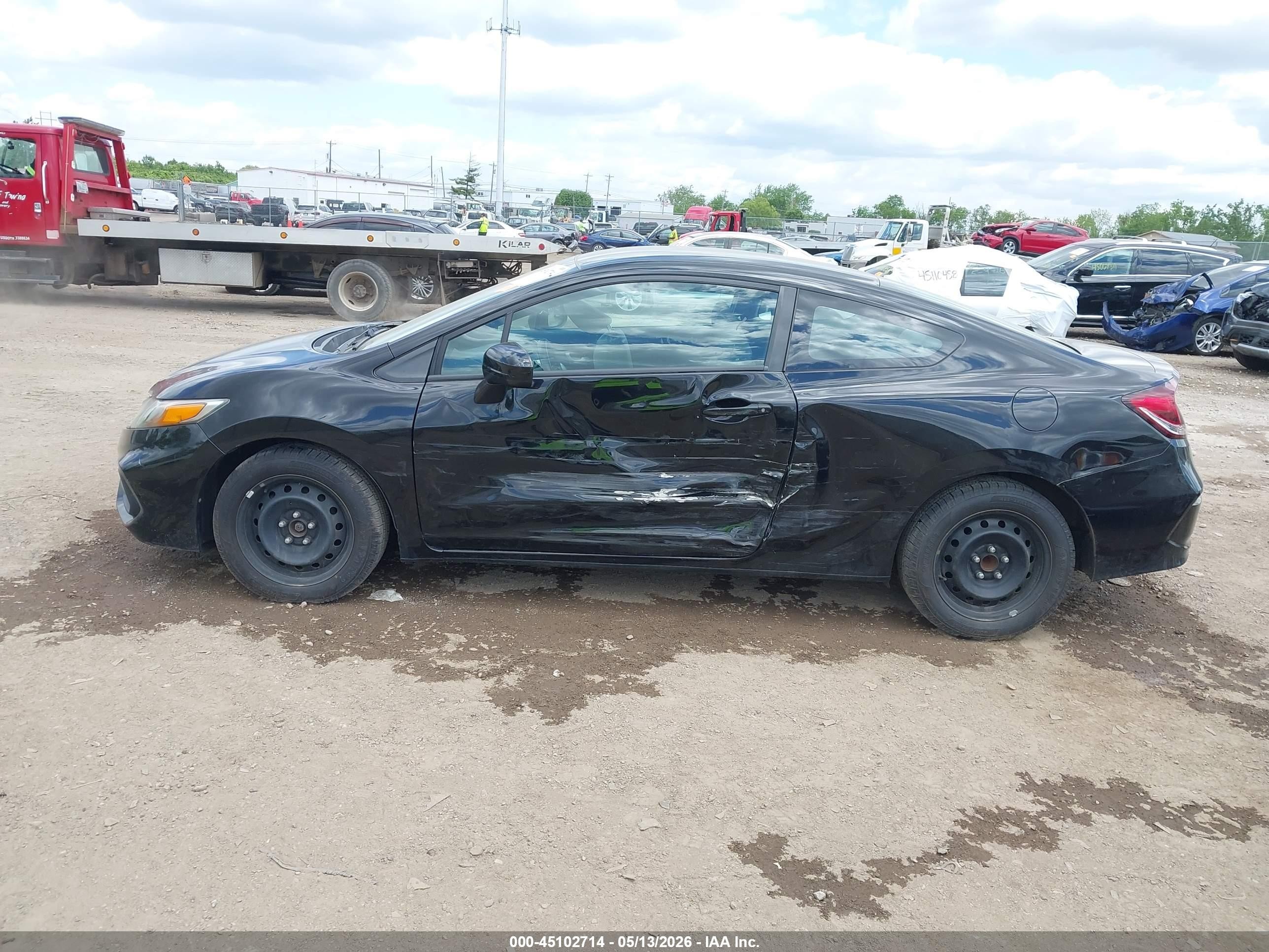 2015 Honda Civic Lx Black vin: 2HGFG3B5XFH531728