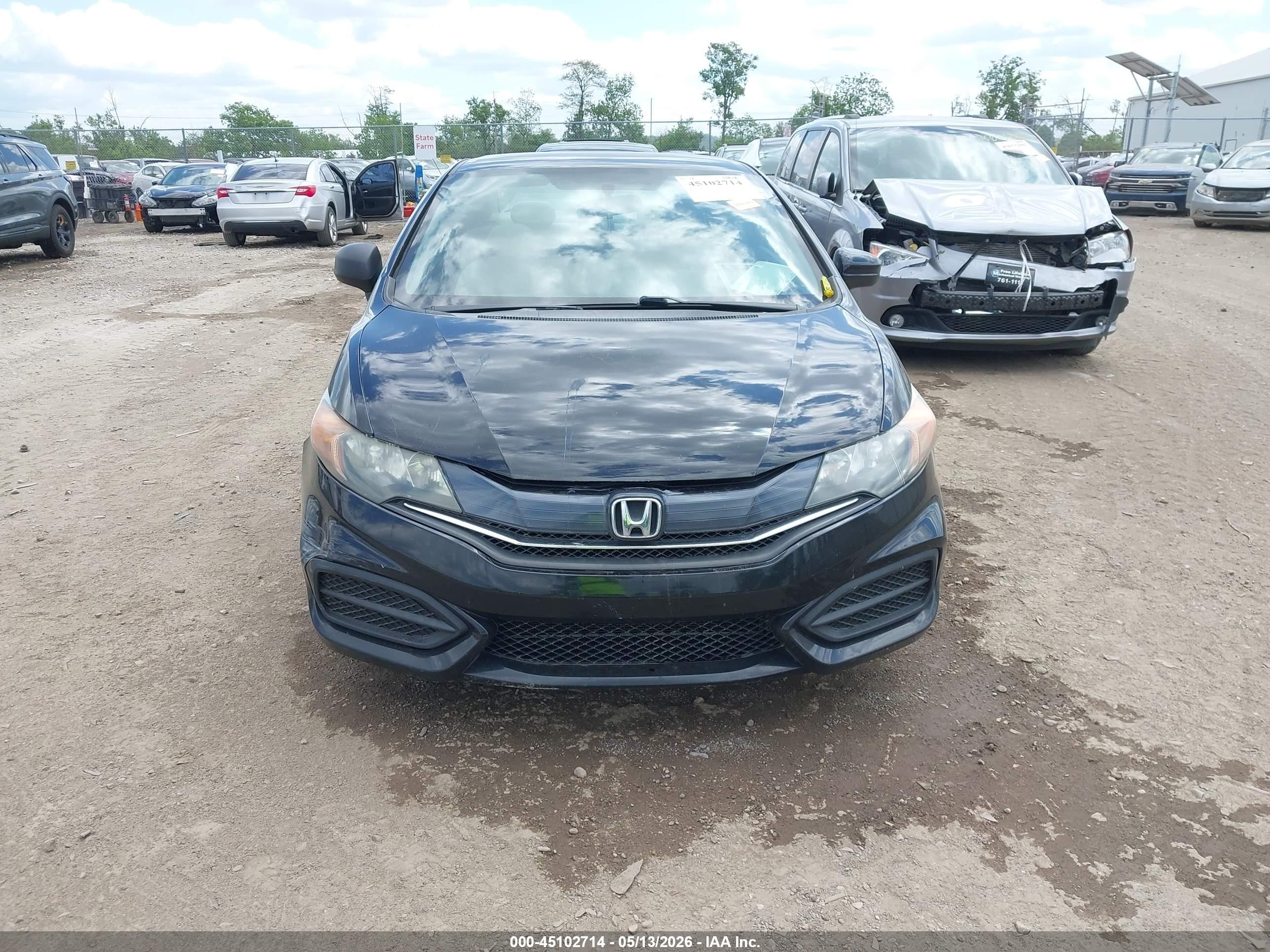 2015 Honda Civic Lx Black vin: 2HGFG3B5XFH531728