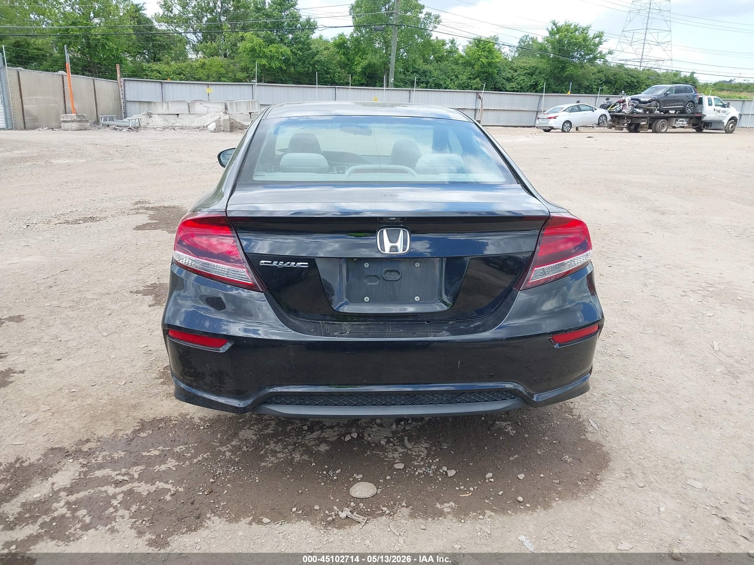 2015 Honda Civic Lx Black vin: 2HGFG3B5XFH531728