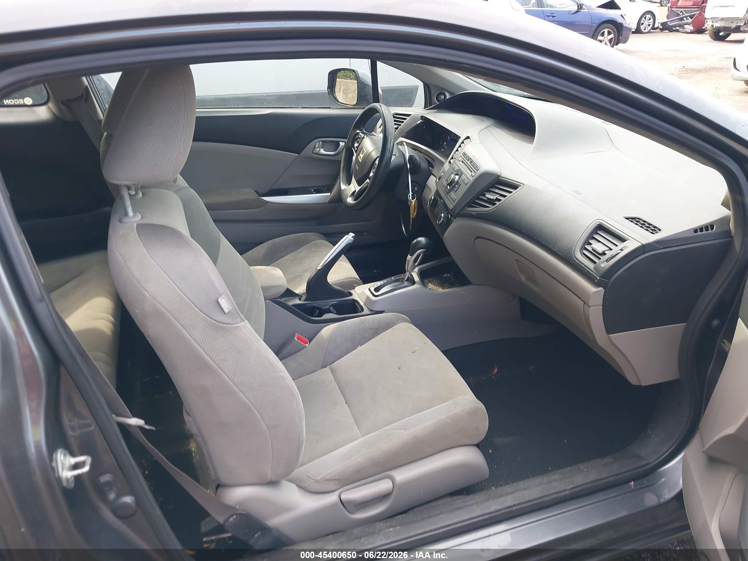 2012 Honda Civic Ex Серый vin: 2HGFG3B80CH512417