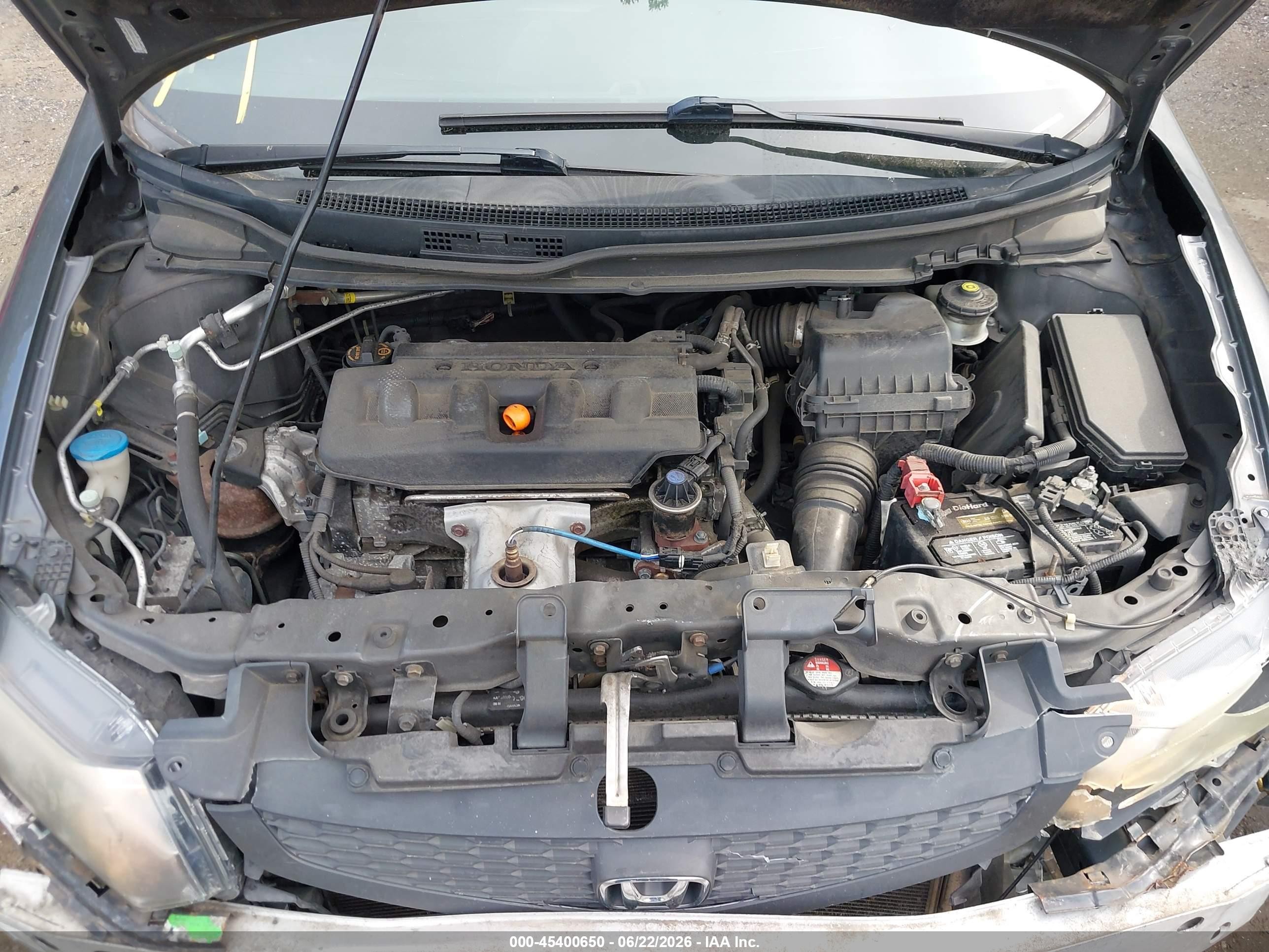 2012 Honda Civic Ex Серый vin: 2HGFG3B80CH512417