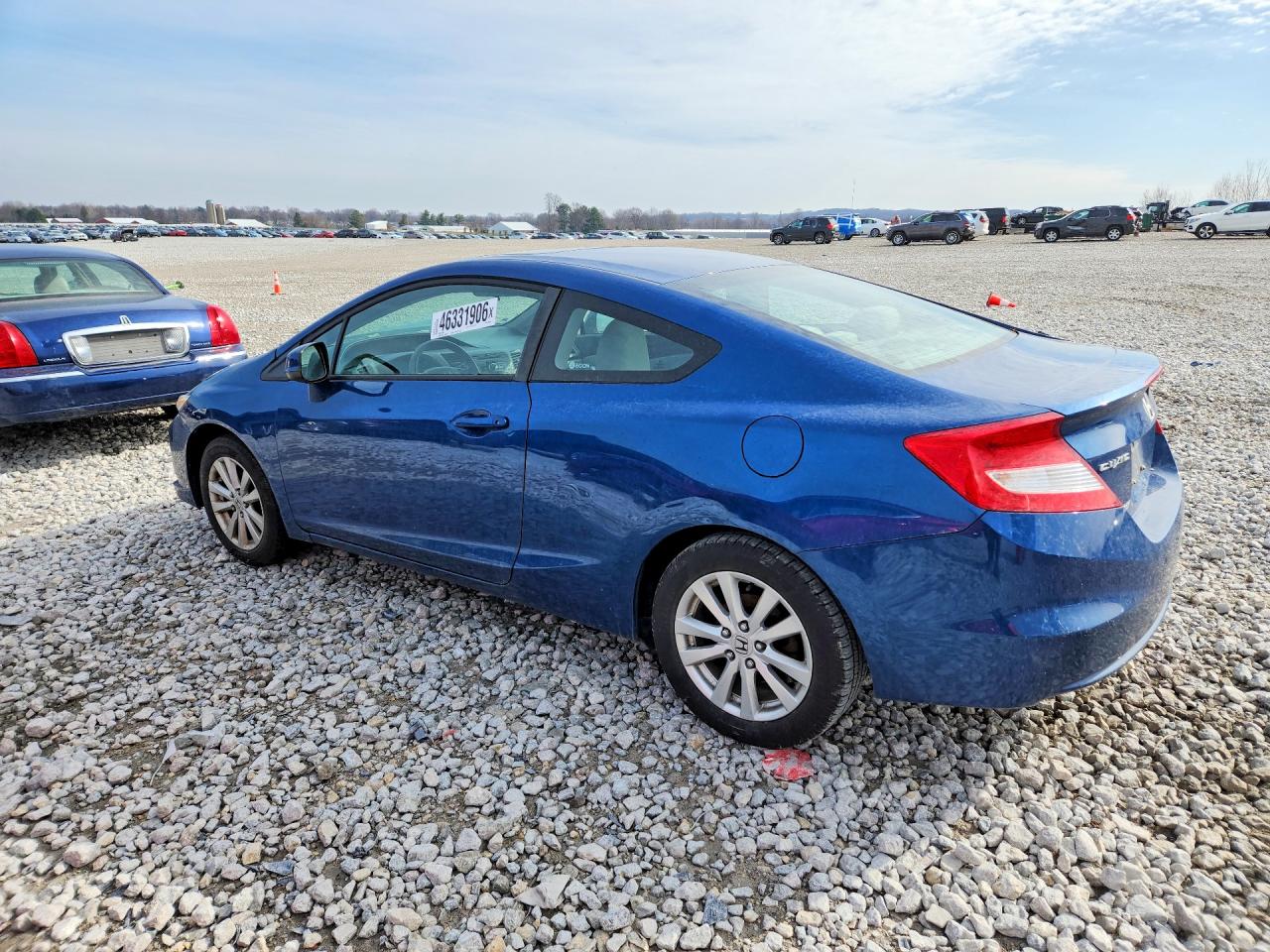2012 Honda Civic Ex Blue vin: 2HGFG3B80CH530013
