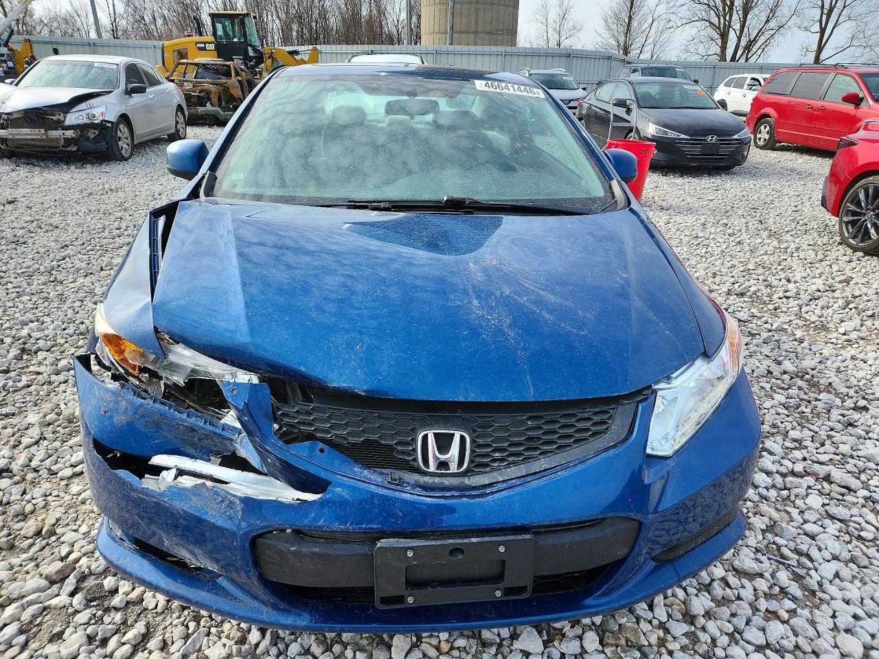 2012 Honda Civic Ex Blue vin: 2HGFG3B80CH530013