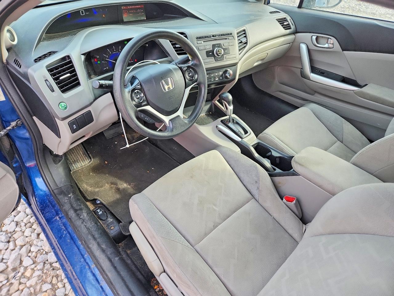 2012 Honda Civic Ex Blue vin: 2HGFG3B80CH530013