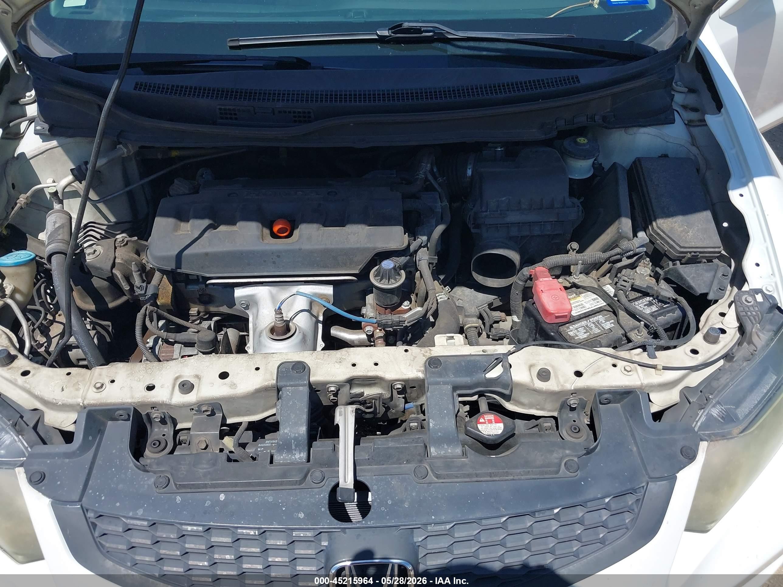 2012 Honda Civic Ex Белый vin: 2HGFG3B80CH530769