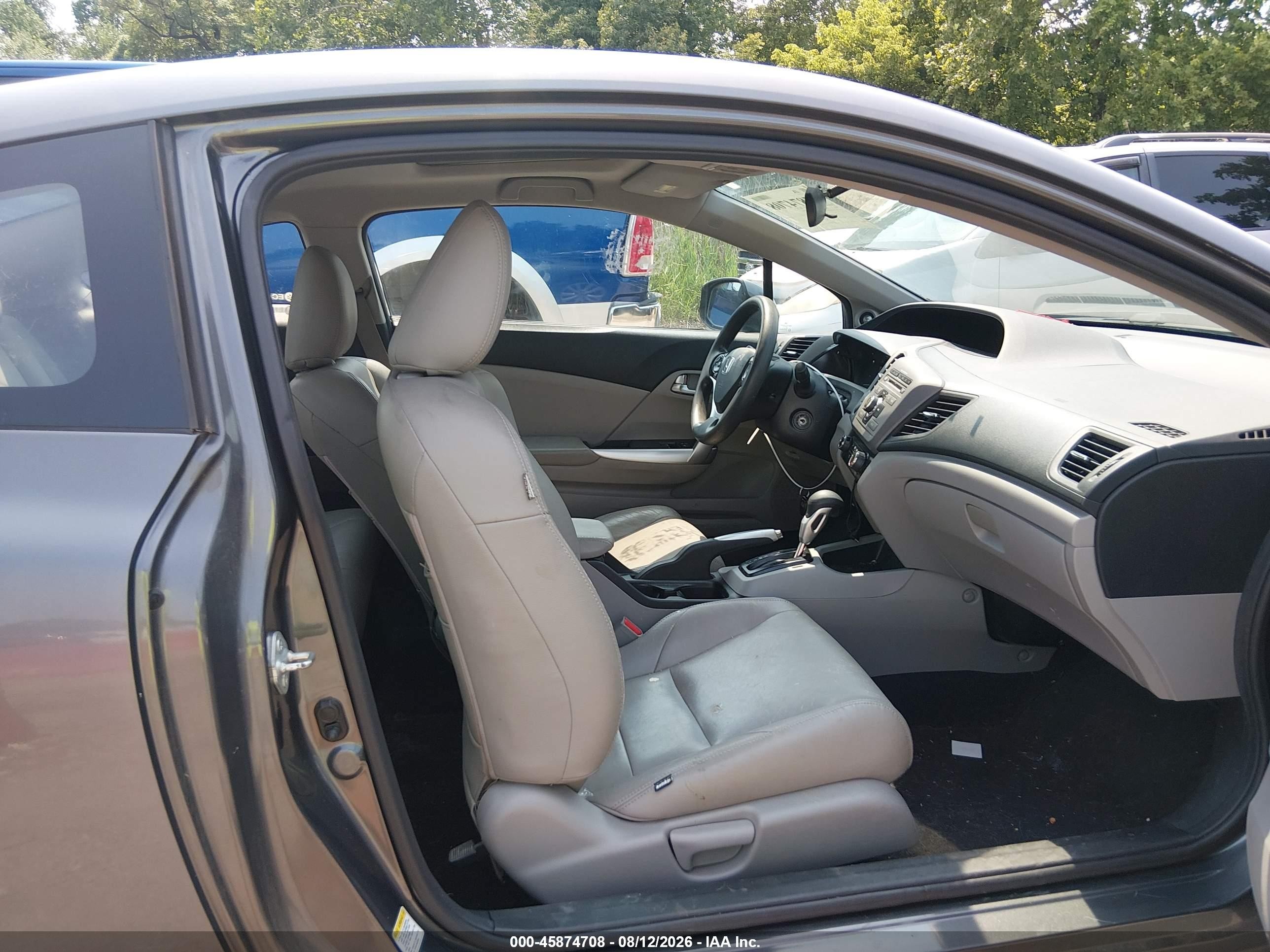 2012 Honda Civic Ex Gray vin: 2HGFG3B80CH533316